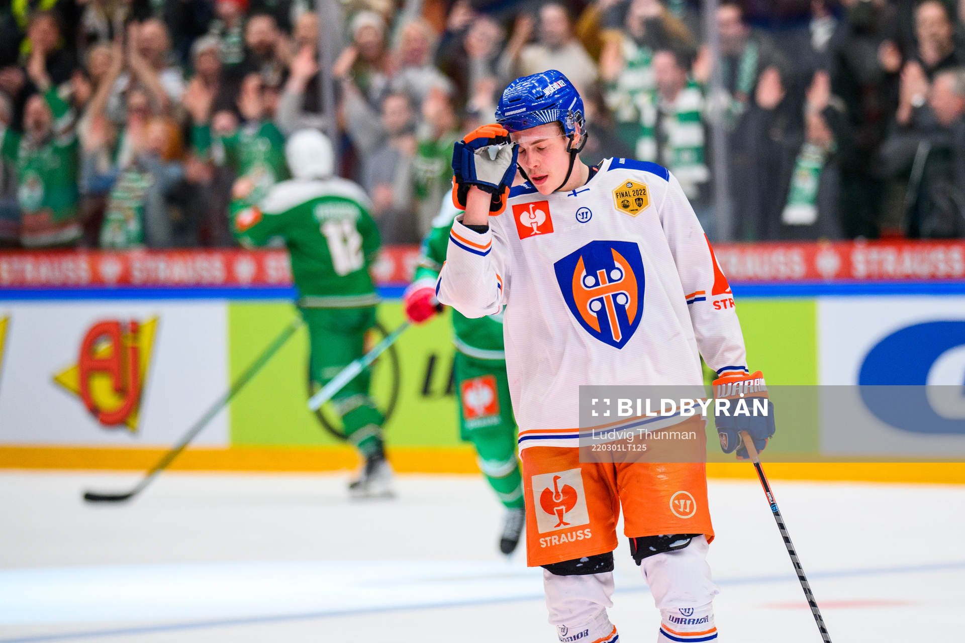 Waltteri Merelä of Tappara looks dejected