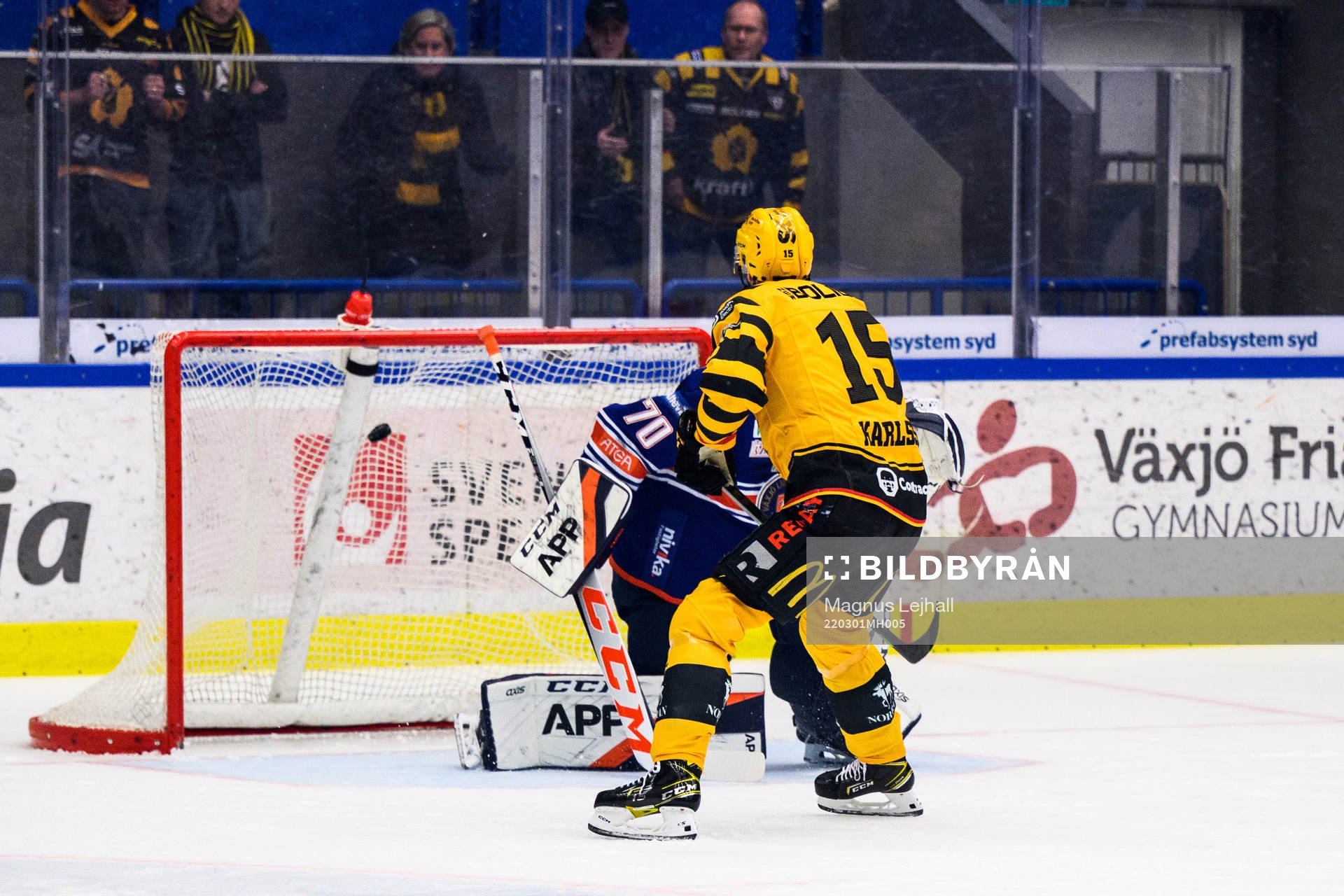 Skellefteås Melker Karlsson gör 0-1