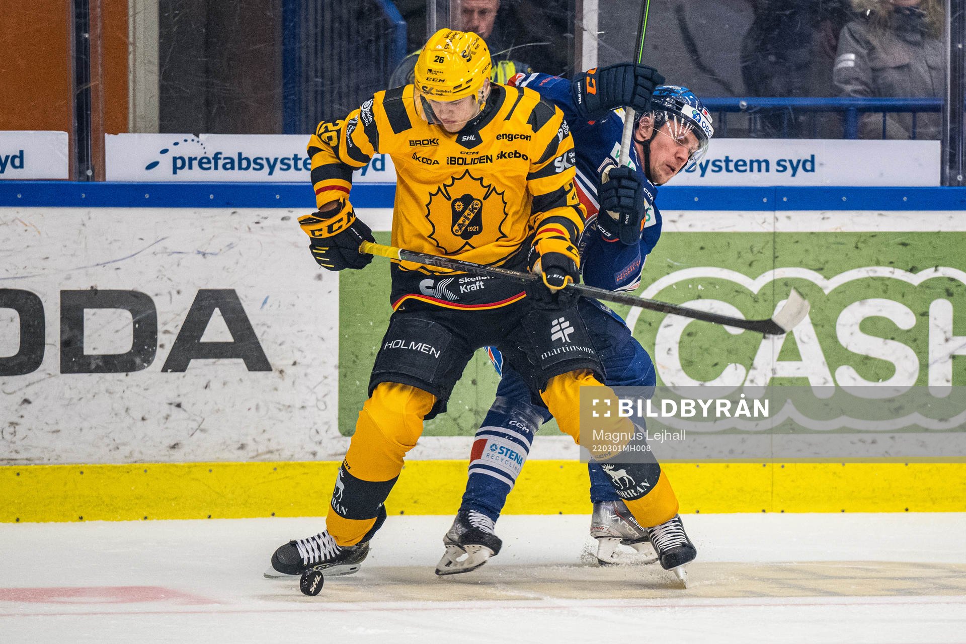 Skellefteås Simon Robertsson  och Växjös Joel Persson