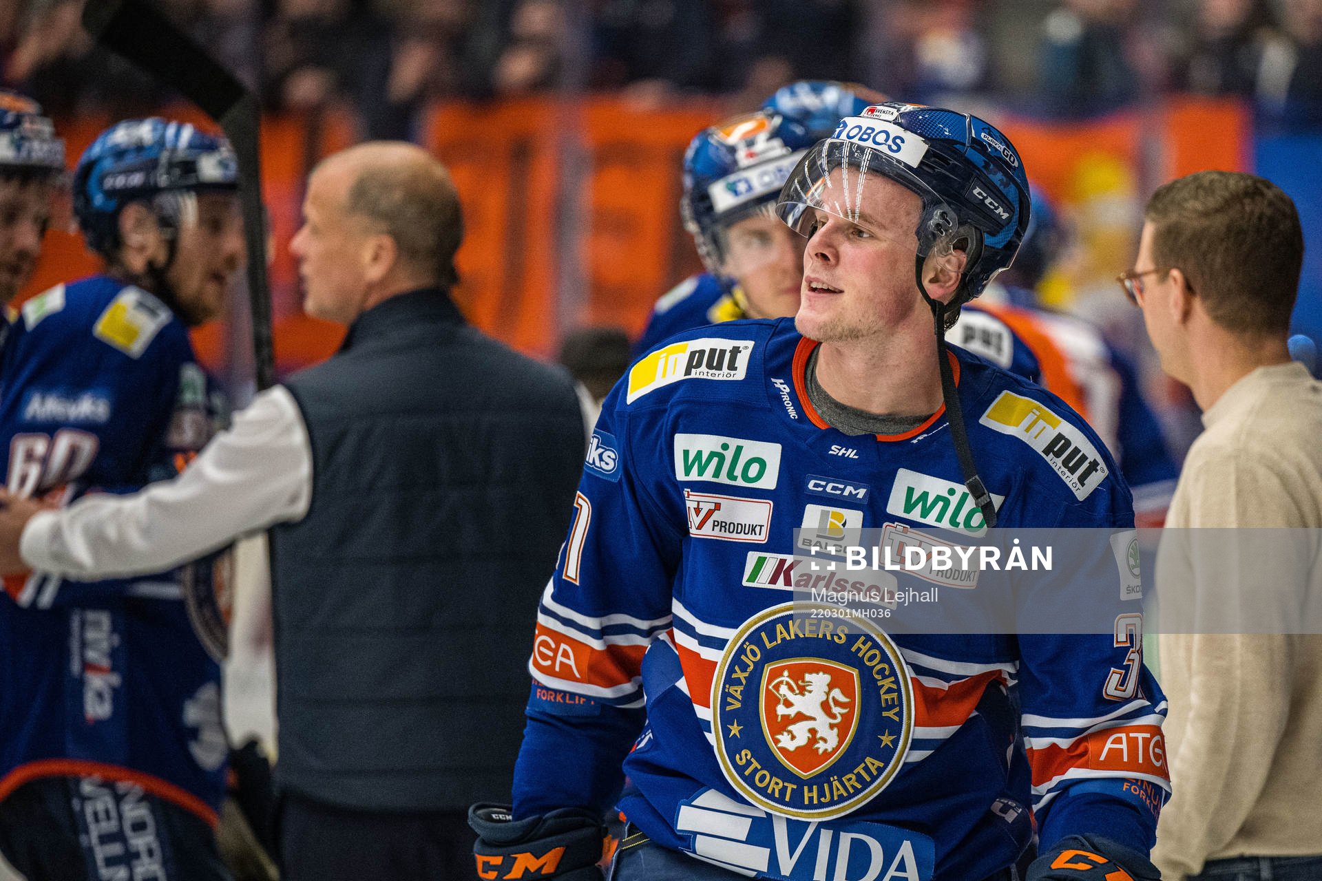 Växjös Olle Lycksell jublar