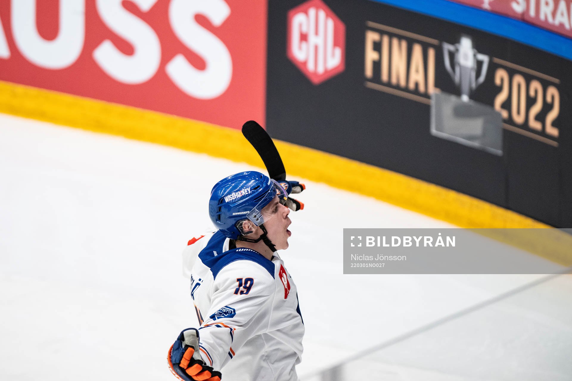 Waltteri Merelä of Tappara celebrates