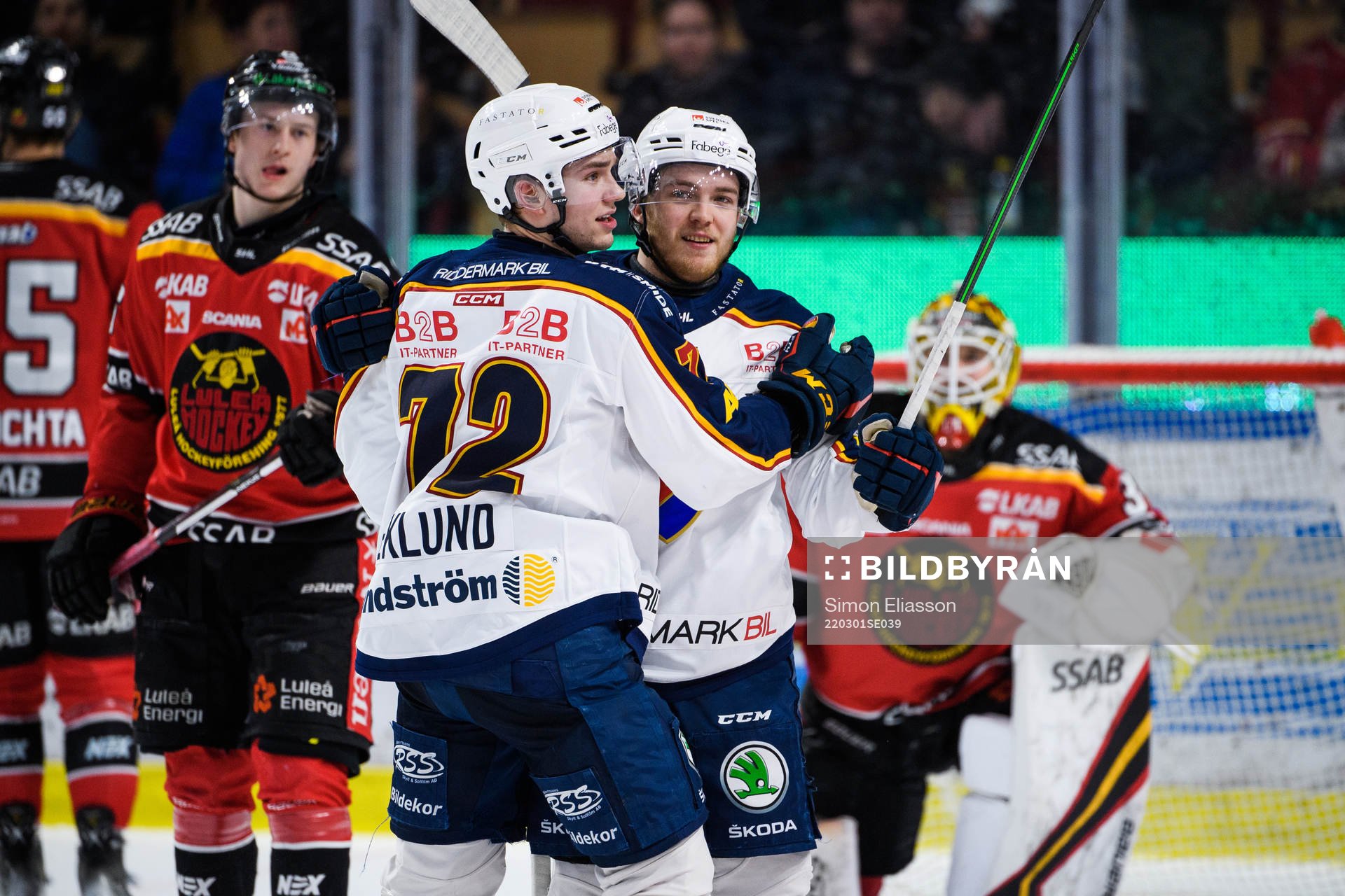 Djurgårdens Emil Berglund jublar