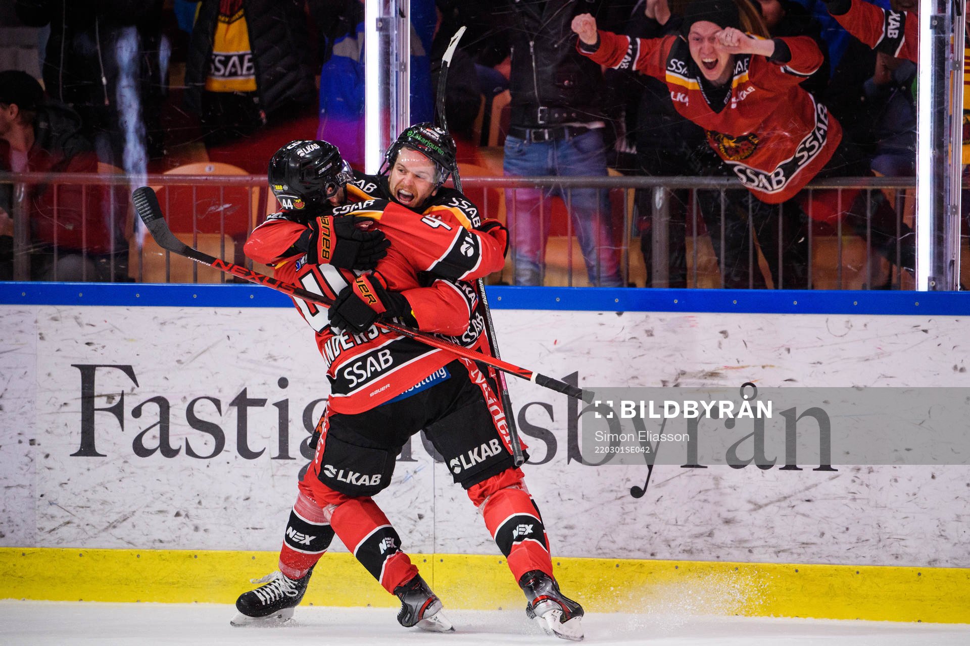 under ishockeymatchen i SHL mellan Luleå och Djurgården