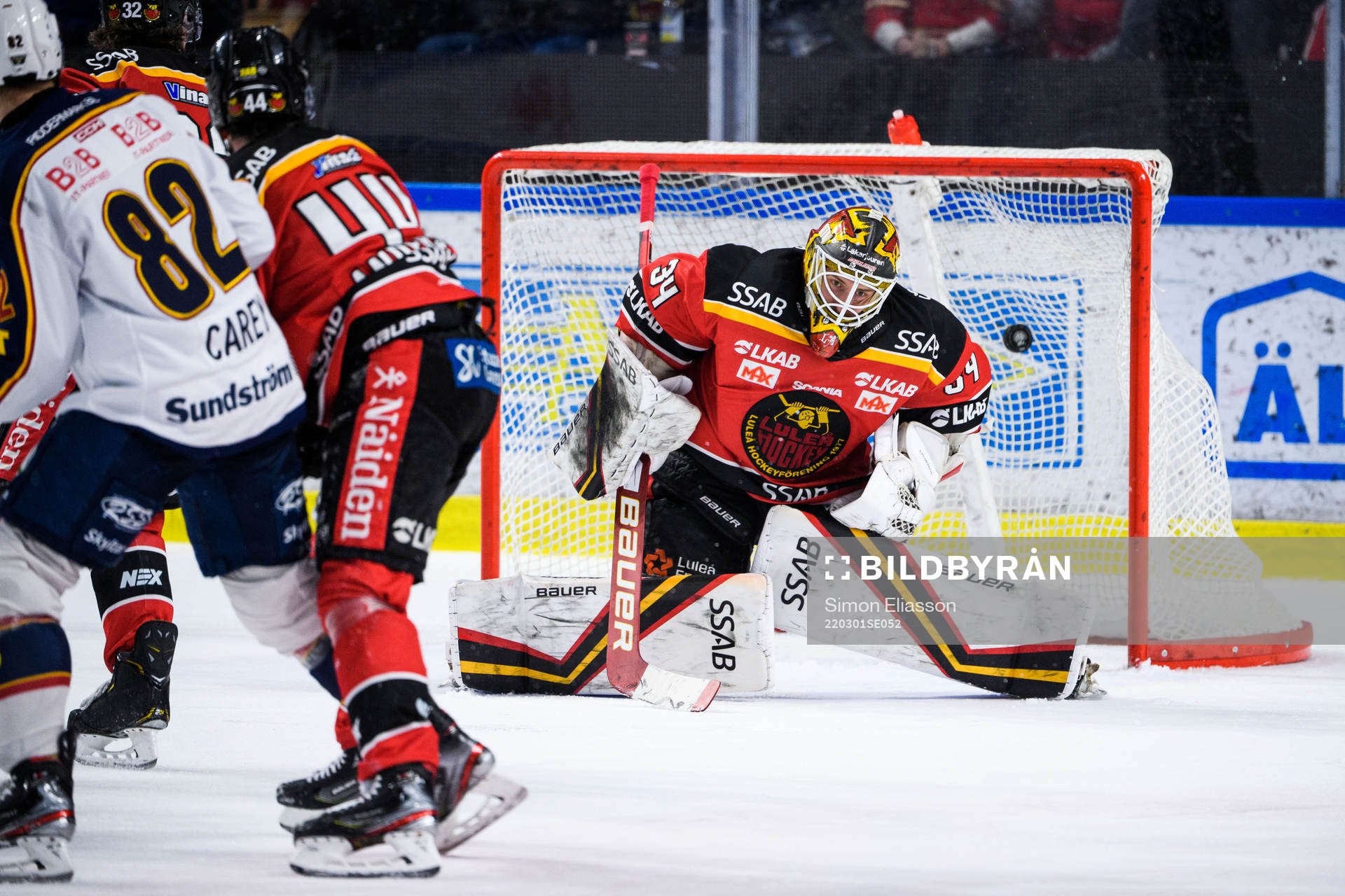 Luleås målvakt Joel Lassinantti släpper in 2-3