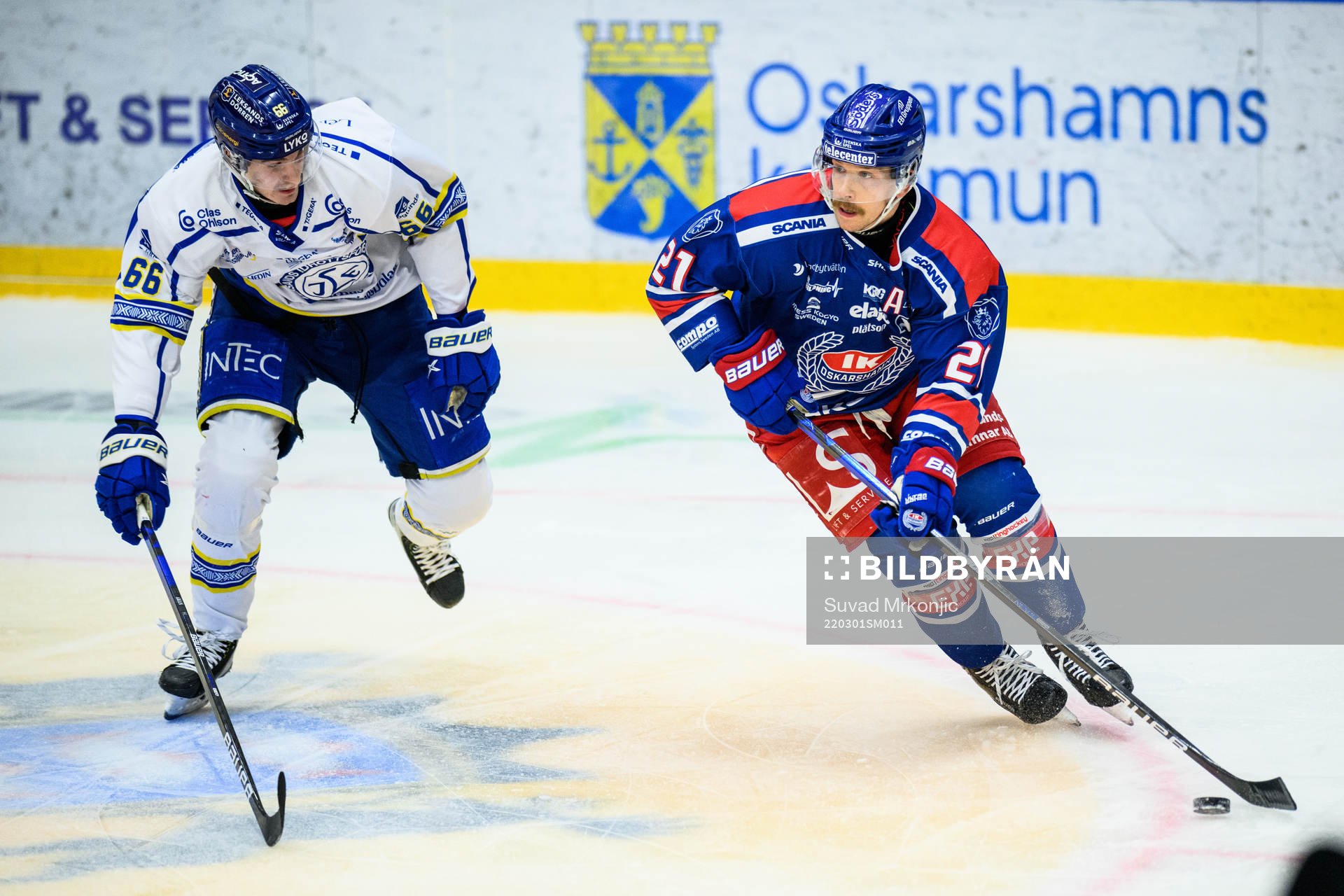 Leksands Nils Åman och Oskarshamns Brian Cooper