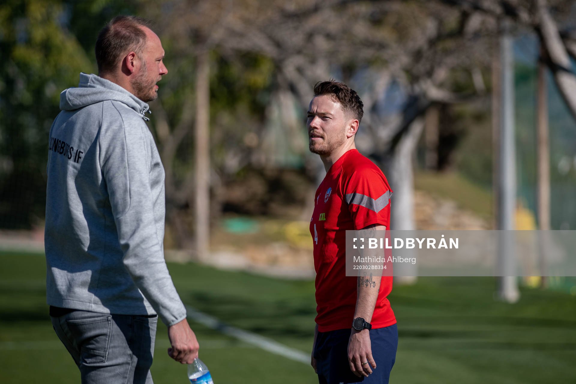 Sportchef Andreas Granqvist och Viljormur Davidsen