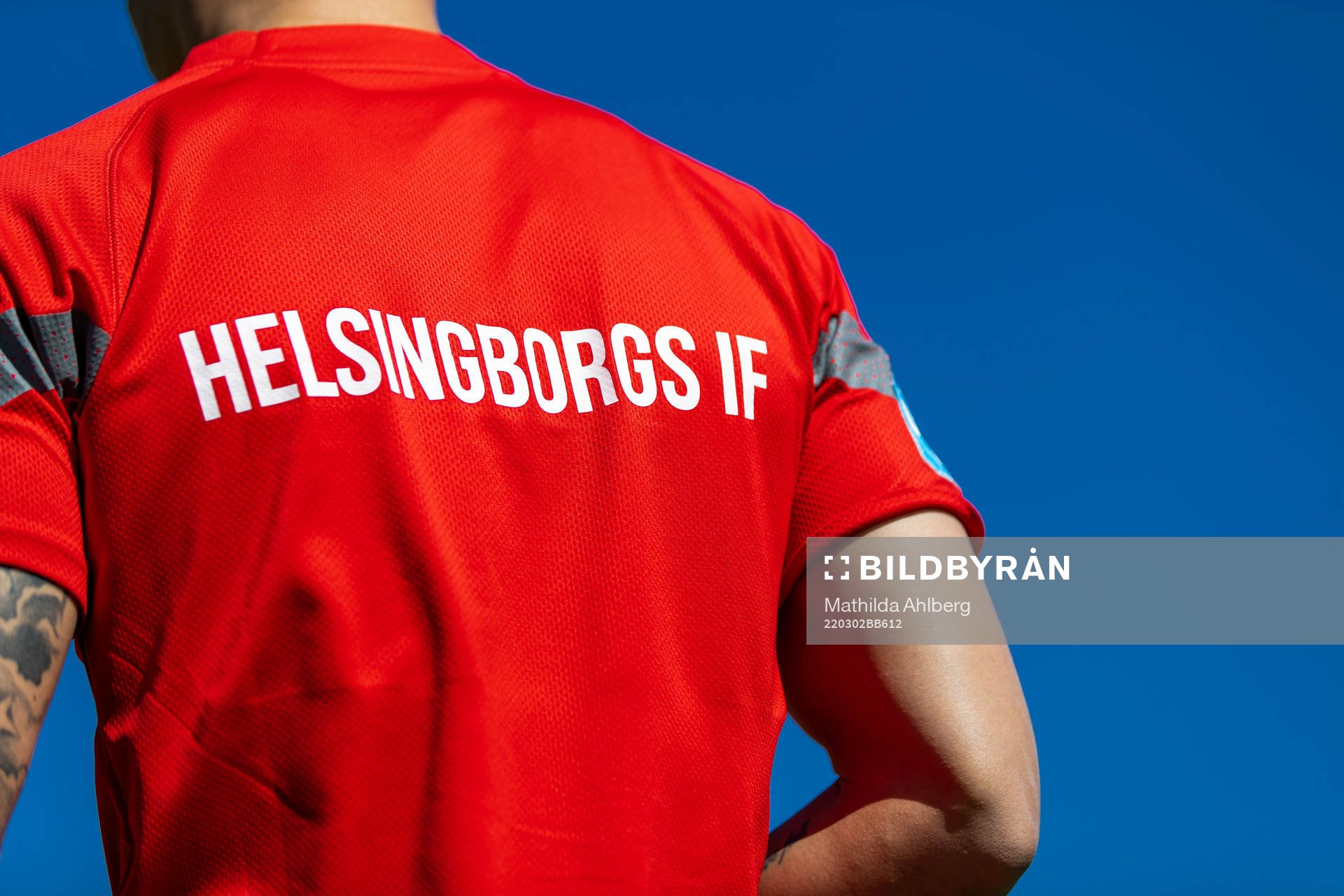 Tröja med texten Helsingborgs IF