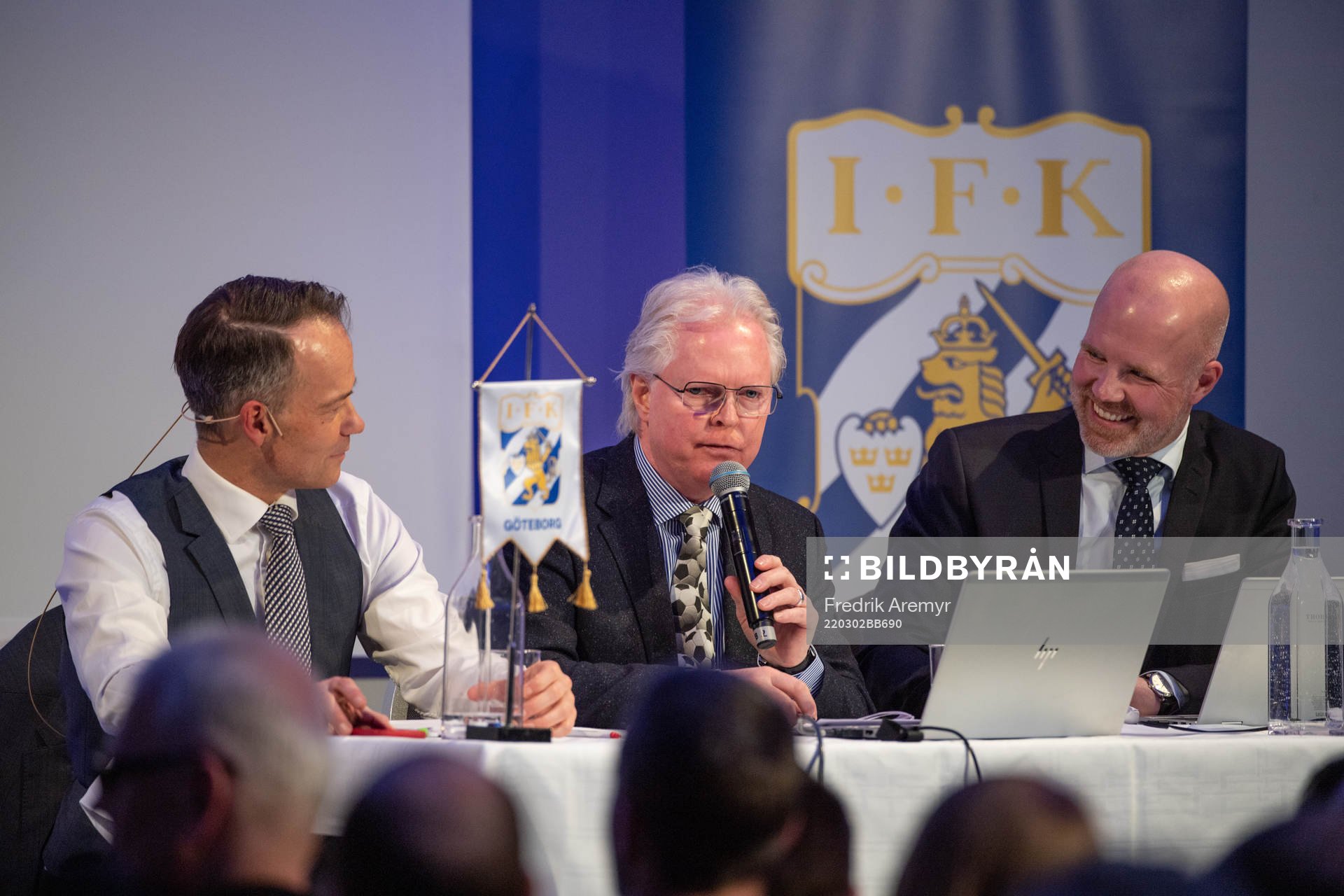 IFK Göteborgs ordförande Richard Berkling, mötets