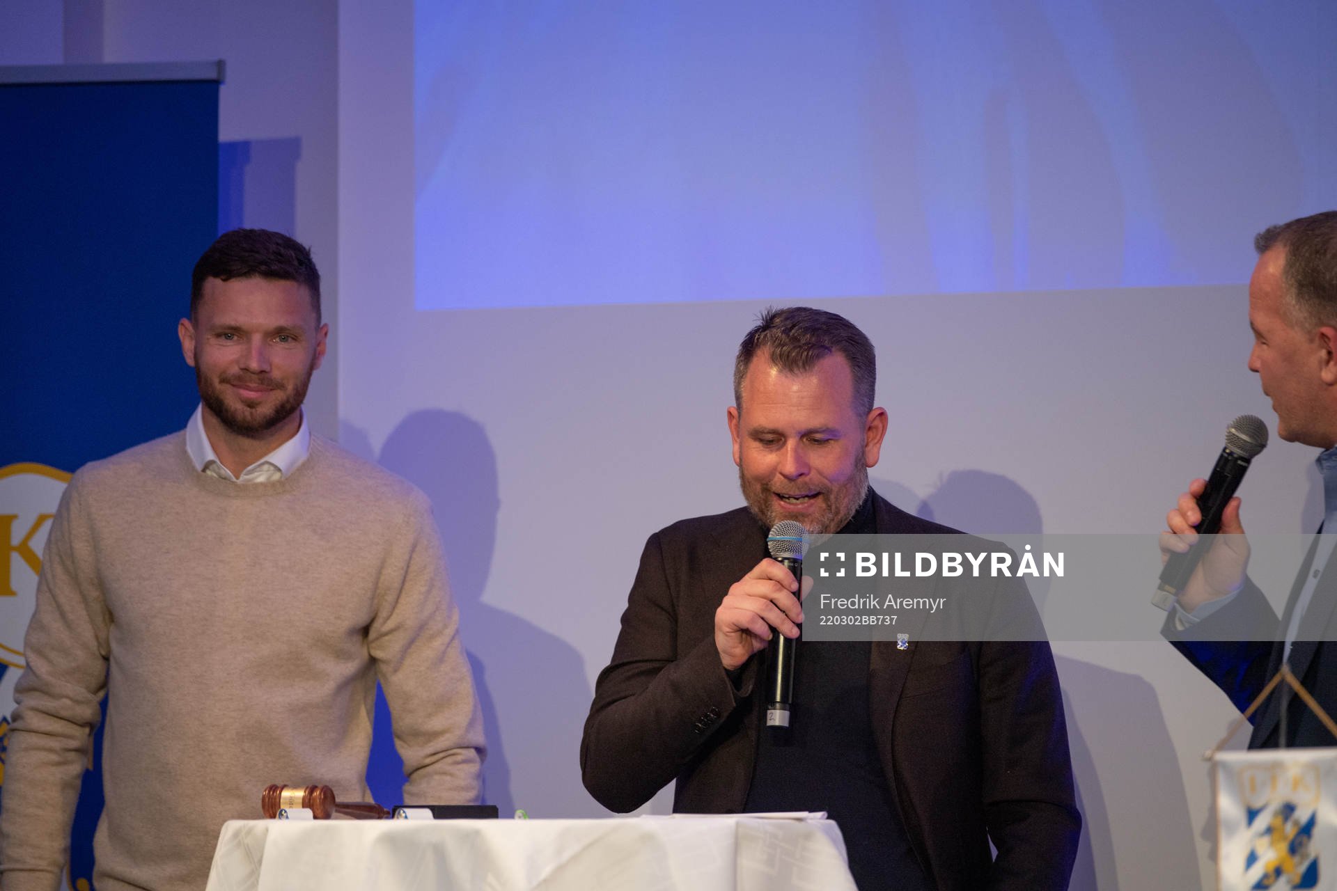 IFK Göteborgs Marcus Berg och tränare Mikael Stahre