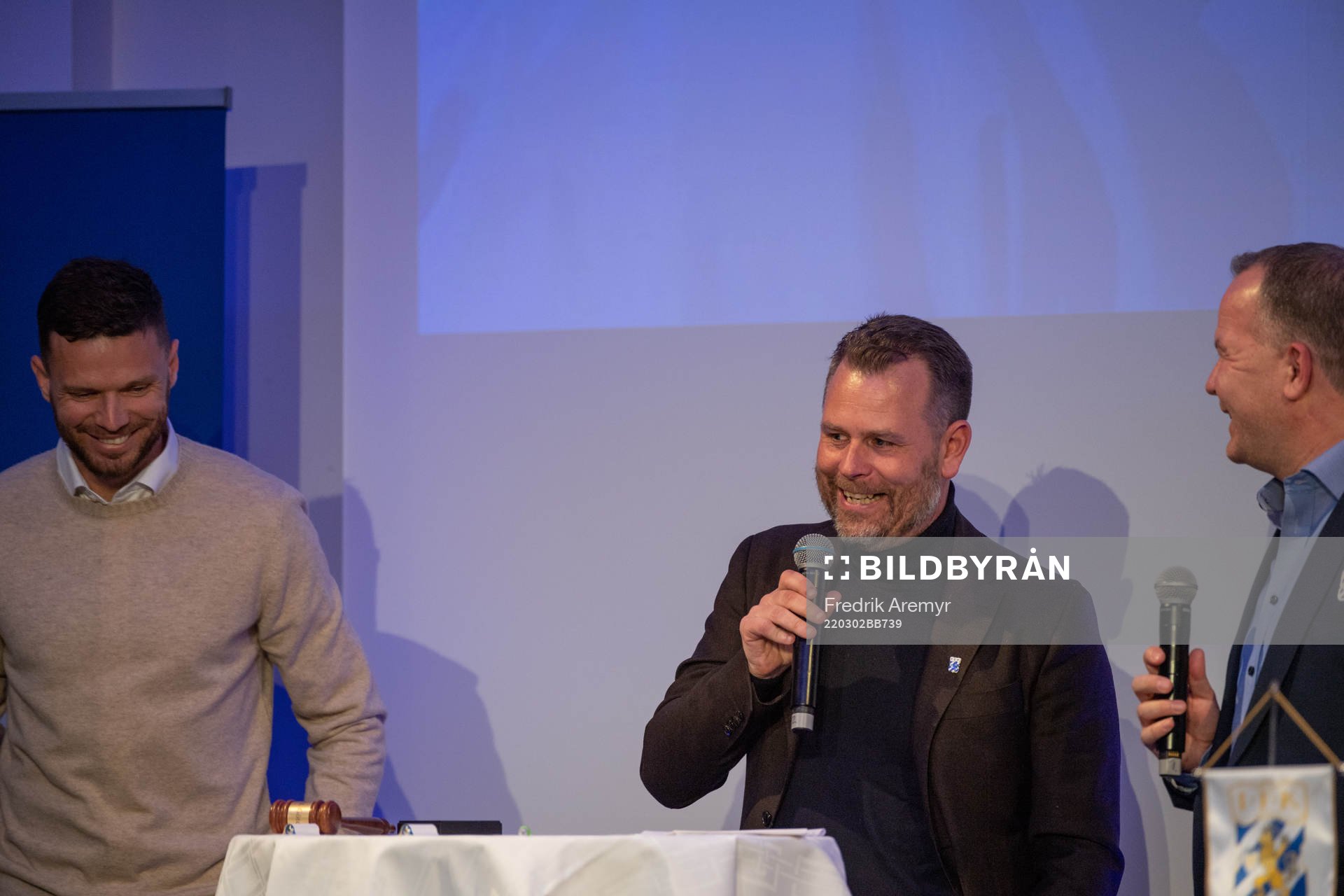 IFK Göteborgs Marcus Berg och tränare Mikael Stahre