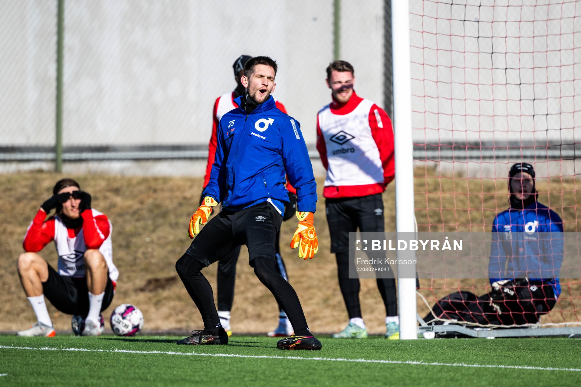Degerfors målvakt Jeffrey Gal