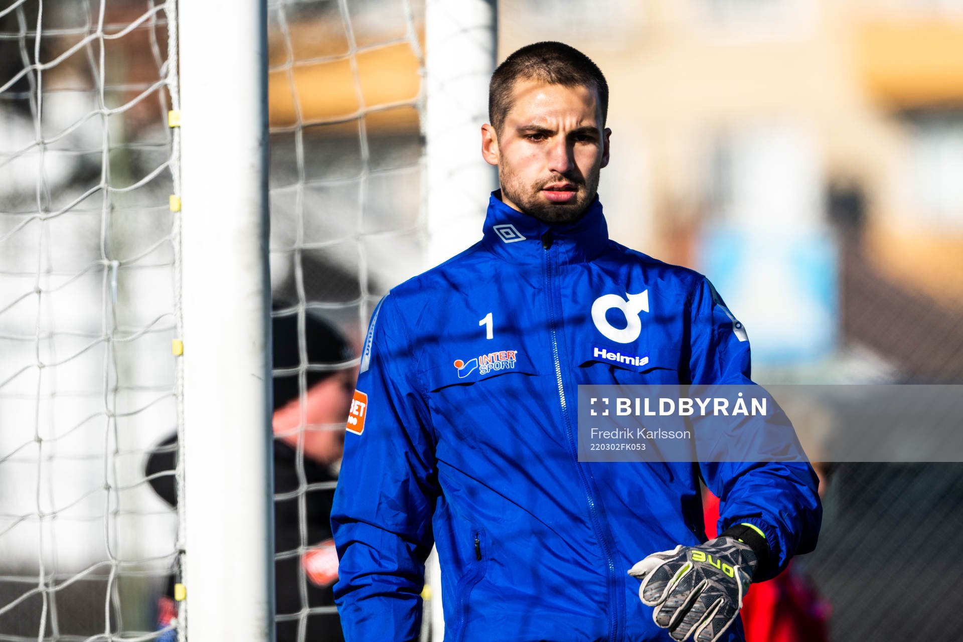 Degerfors målvakt Alfie Malik Whiteman