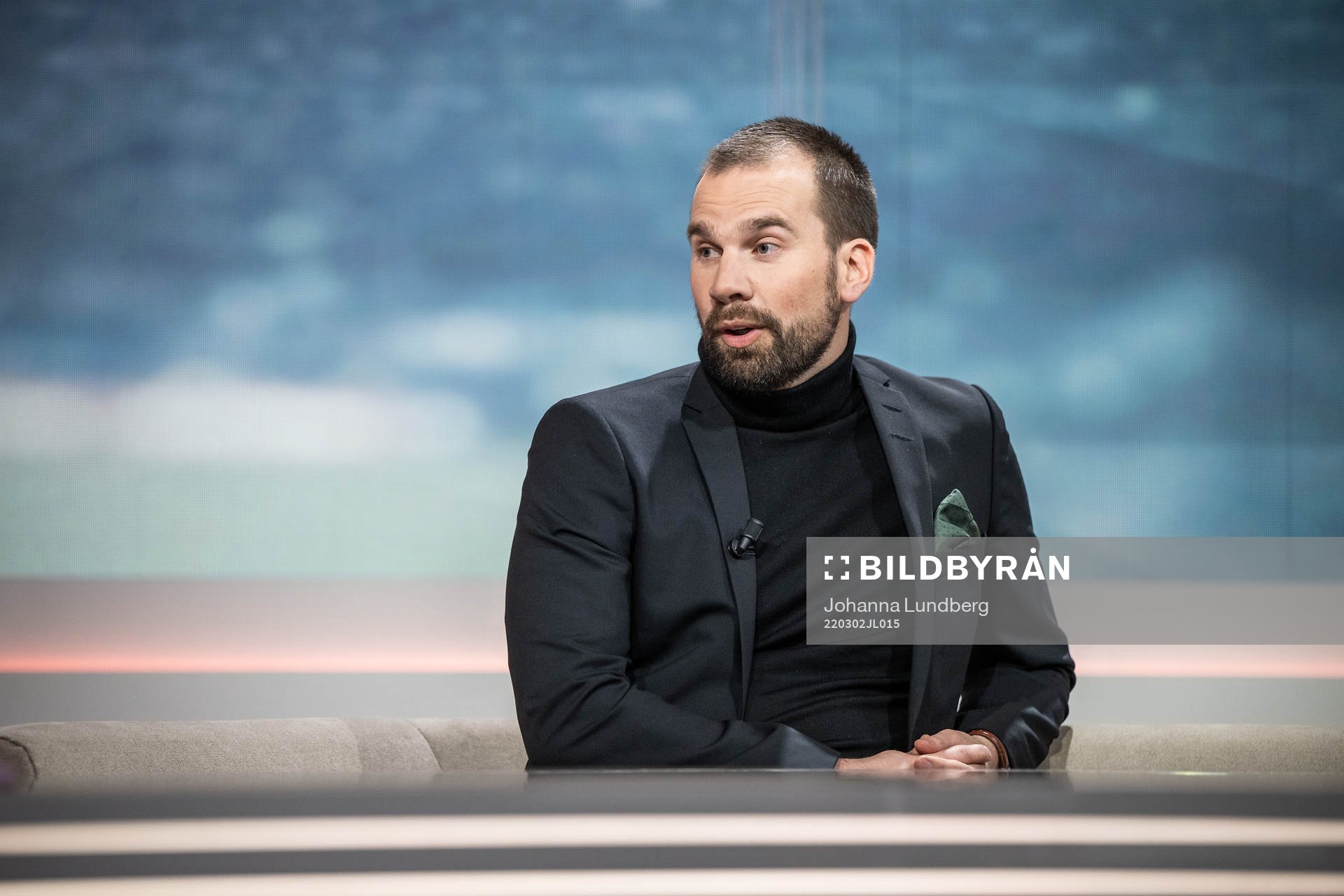 Pär Lagerström i Viaplays studio