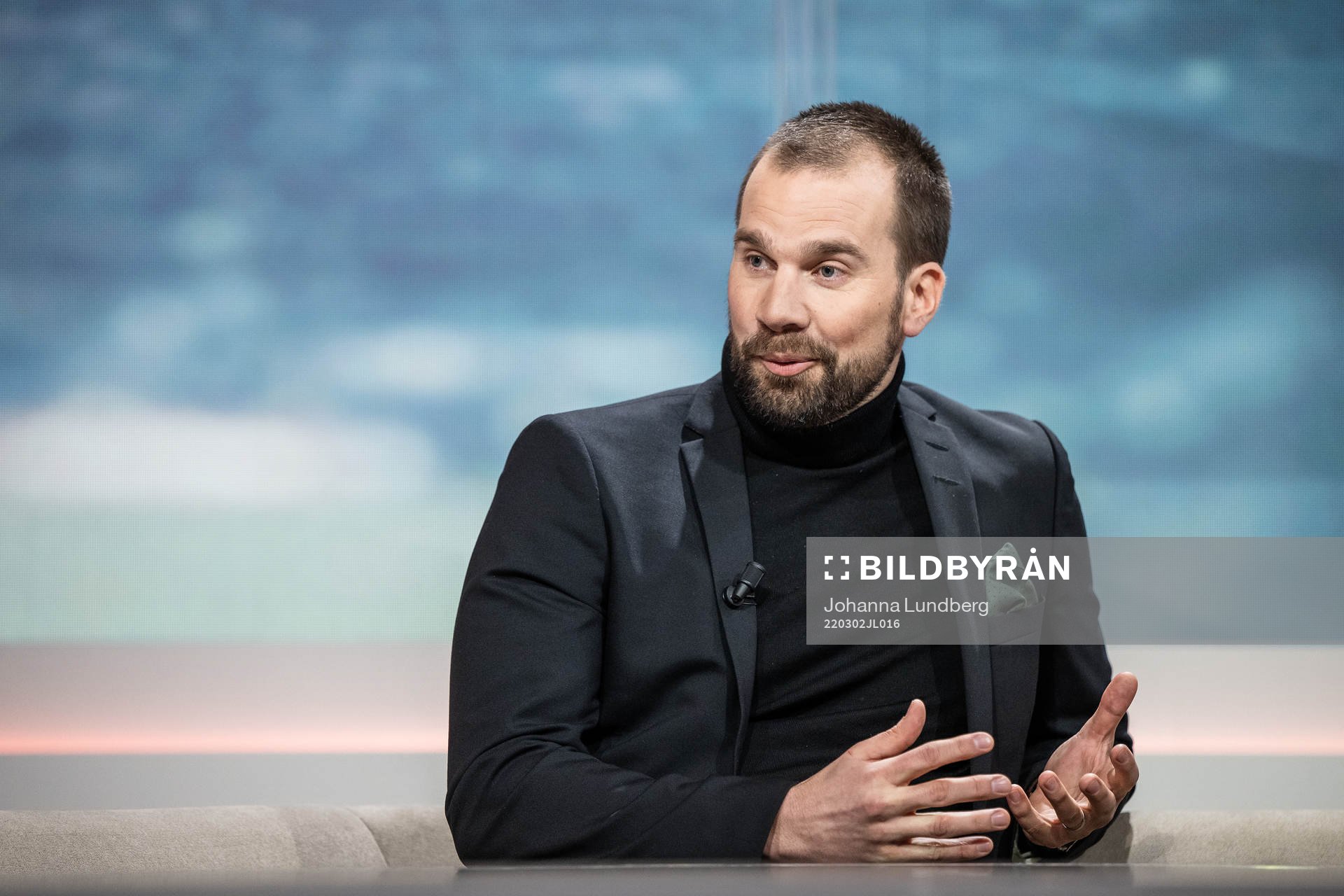 Pär Lagerström i Viaplays studio