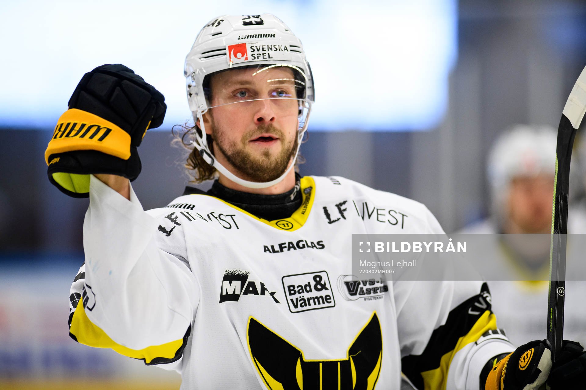 Västerås Marcus Bergman jublar