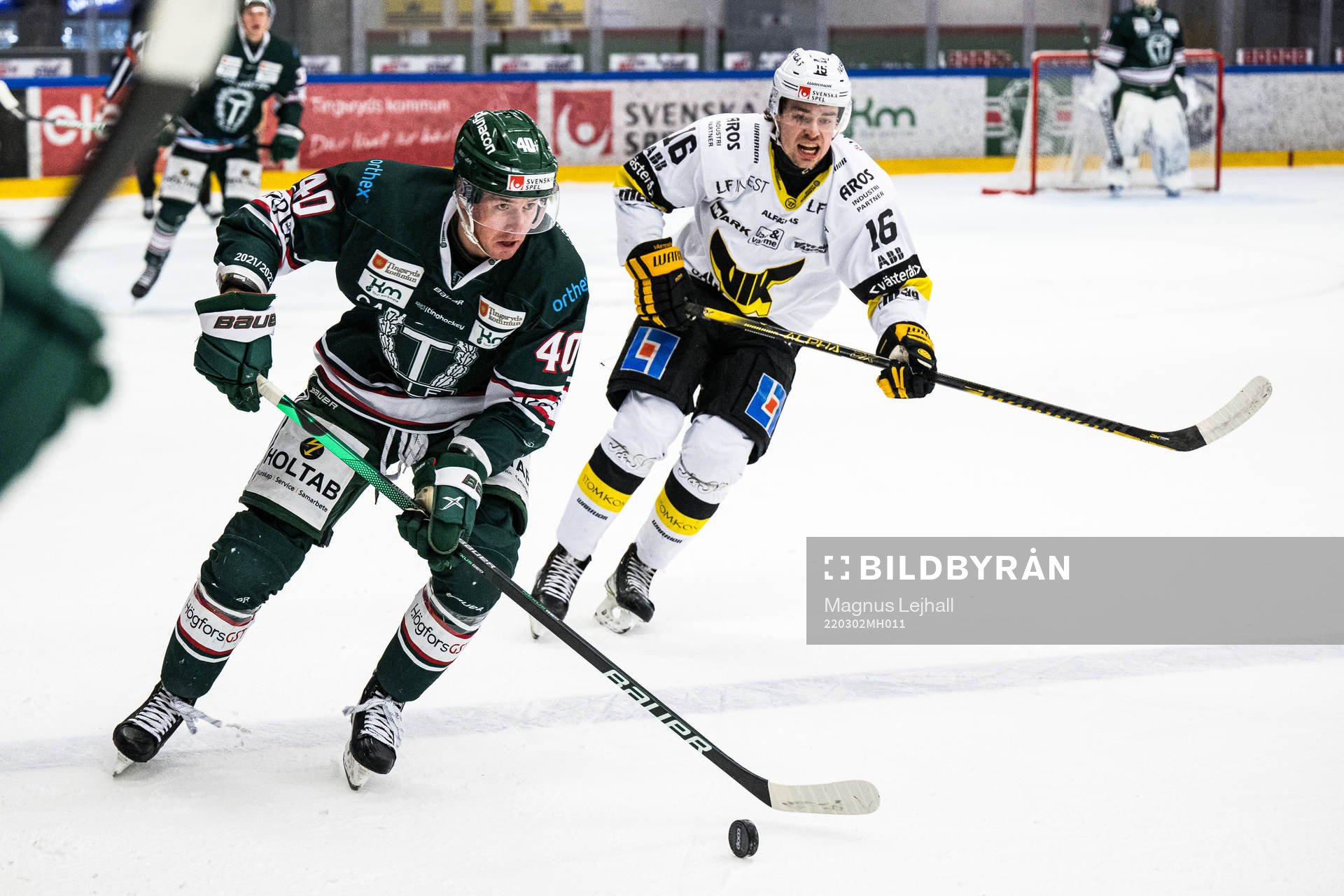Tingsryds Tobias Fladeby och Västerås Filip Karlsson