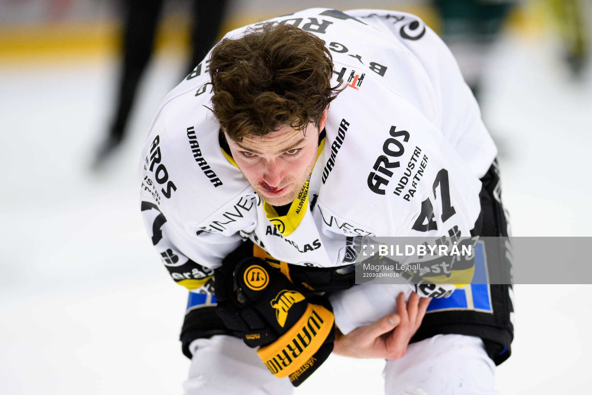 Västerås Logan Roe skadar sig