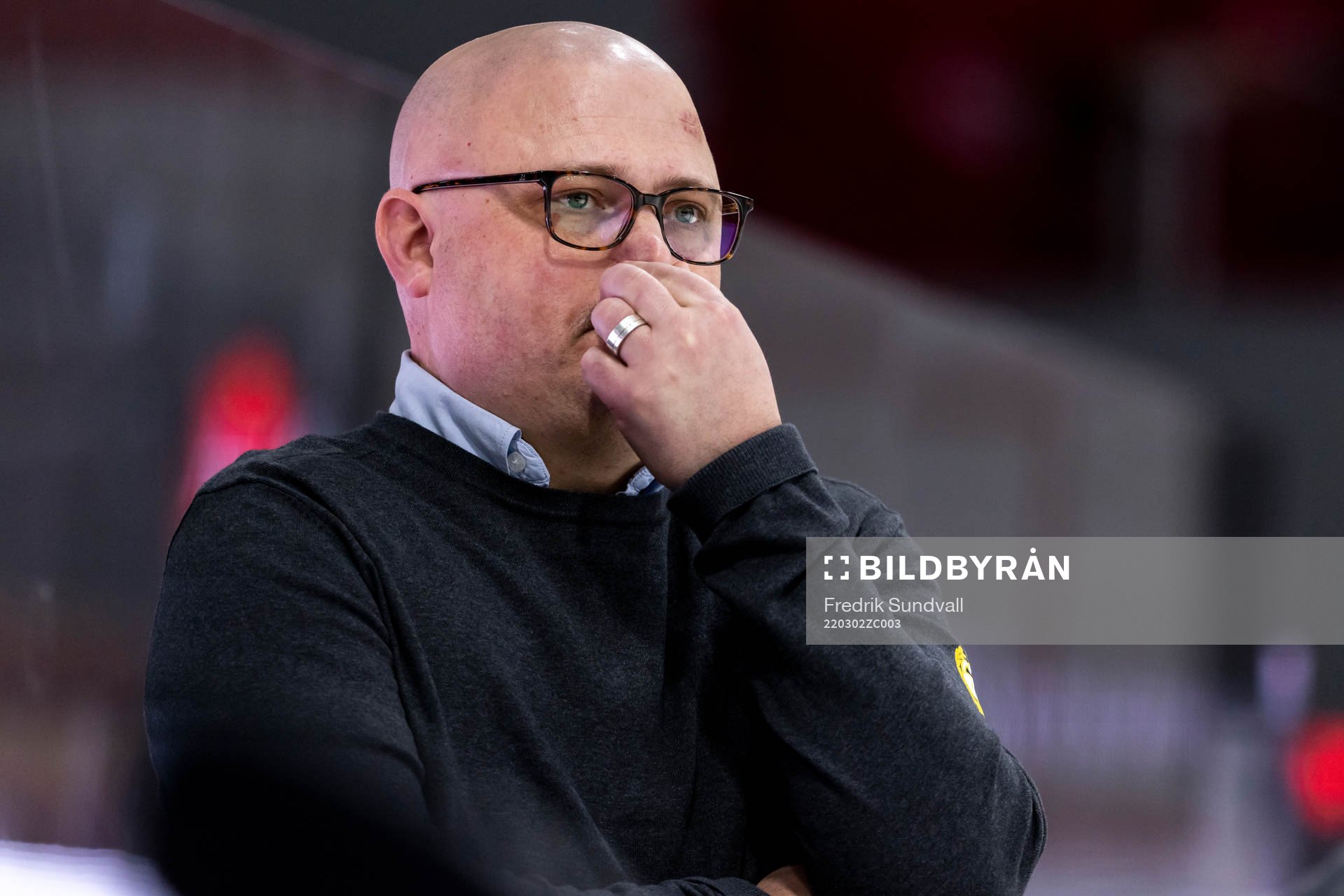 Brynäs tränare Henrik Glaas