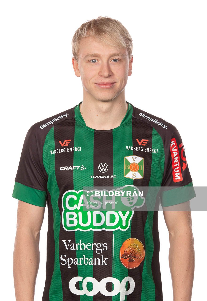 Varbergs André Boman poserar för ett porträtt den 2 mars 2022 i Varberg.