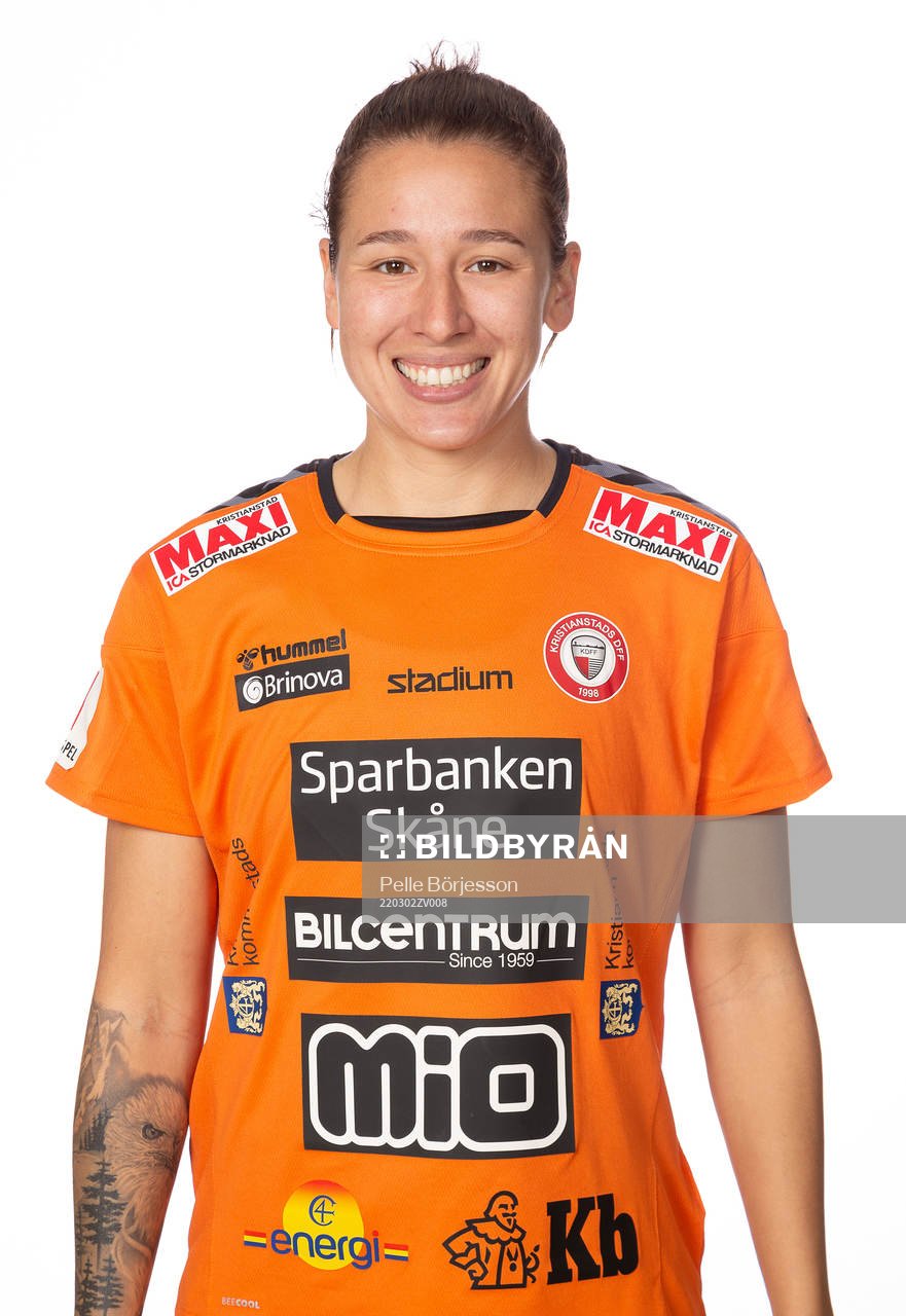 Kristianstads Tabby Tindell poserar för ett porträtt den 2 mars 2022 i Kristianstad.