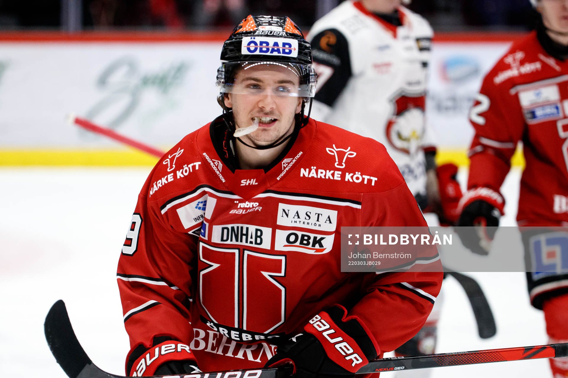 Örebros Nicholas Halloran jublar