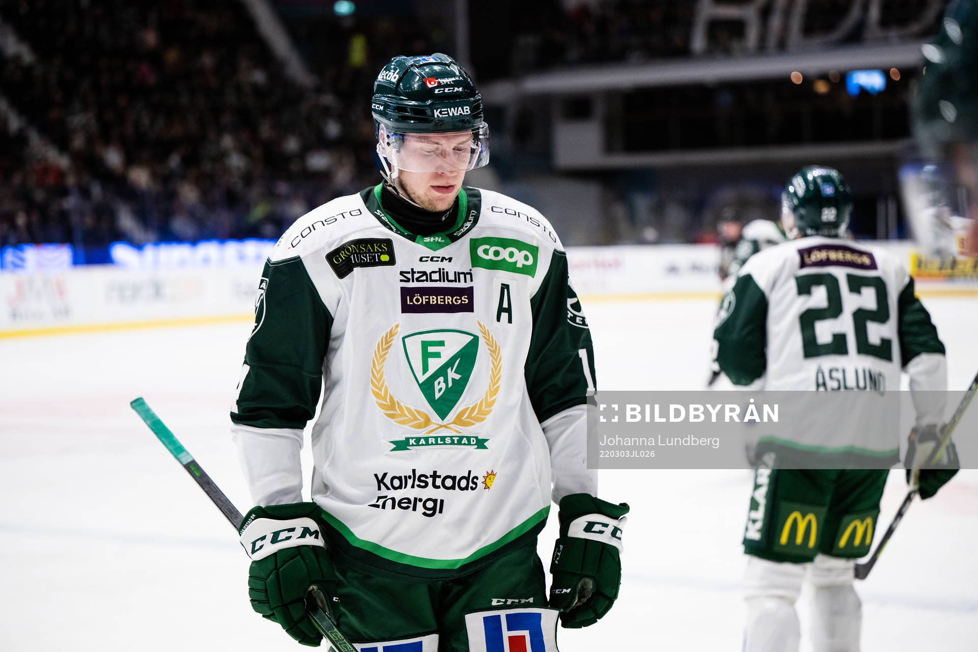 Färjestads Victor Ejdsell deppar