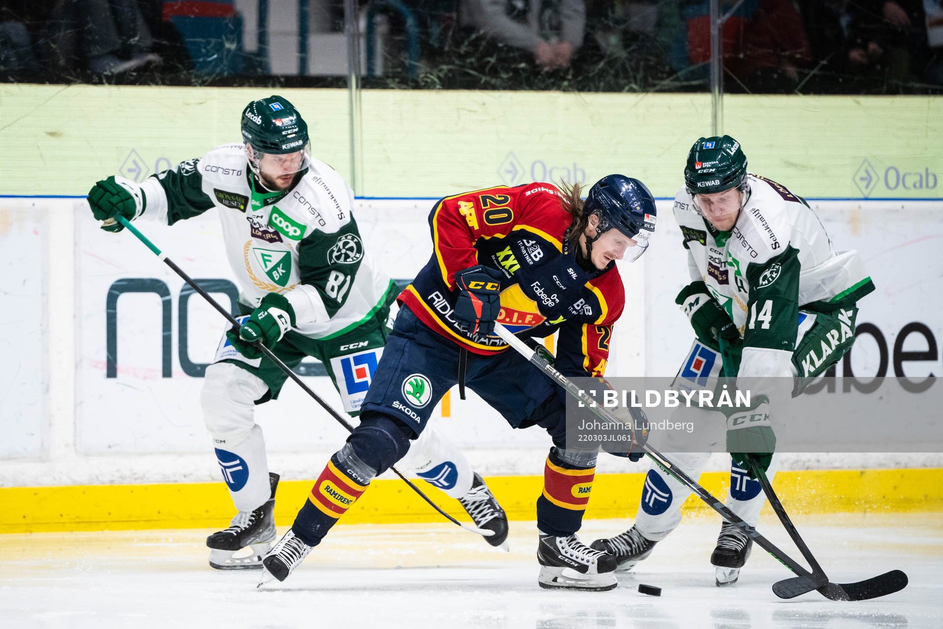 Färjestads Theodor Lennström och Victor Ejdsell mot