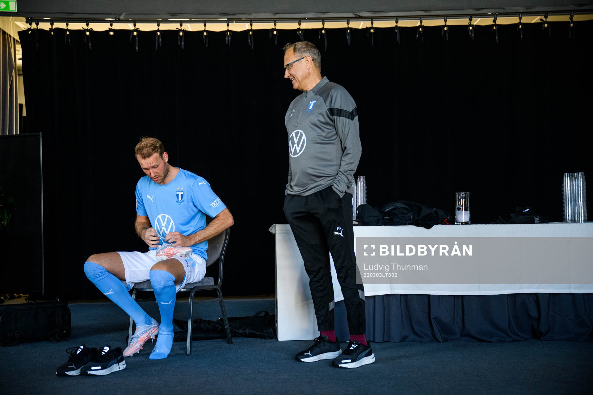 Ola Toivonen och läkare Pär Herbertsson
