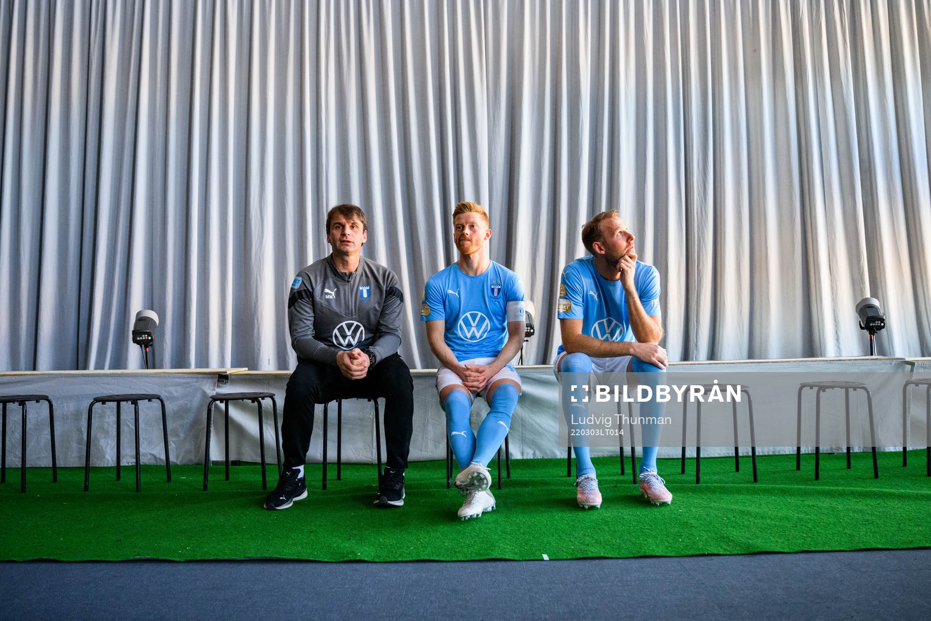 Tränare Milos Milojevic, Anders Christiansen, Ola Toivonen