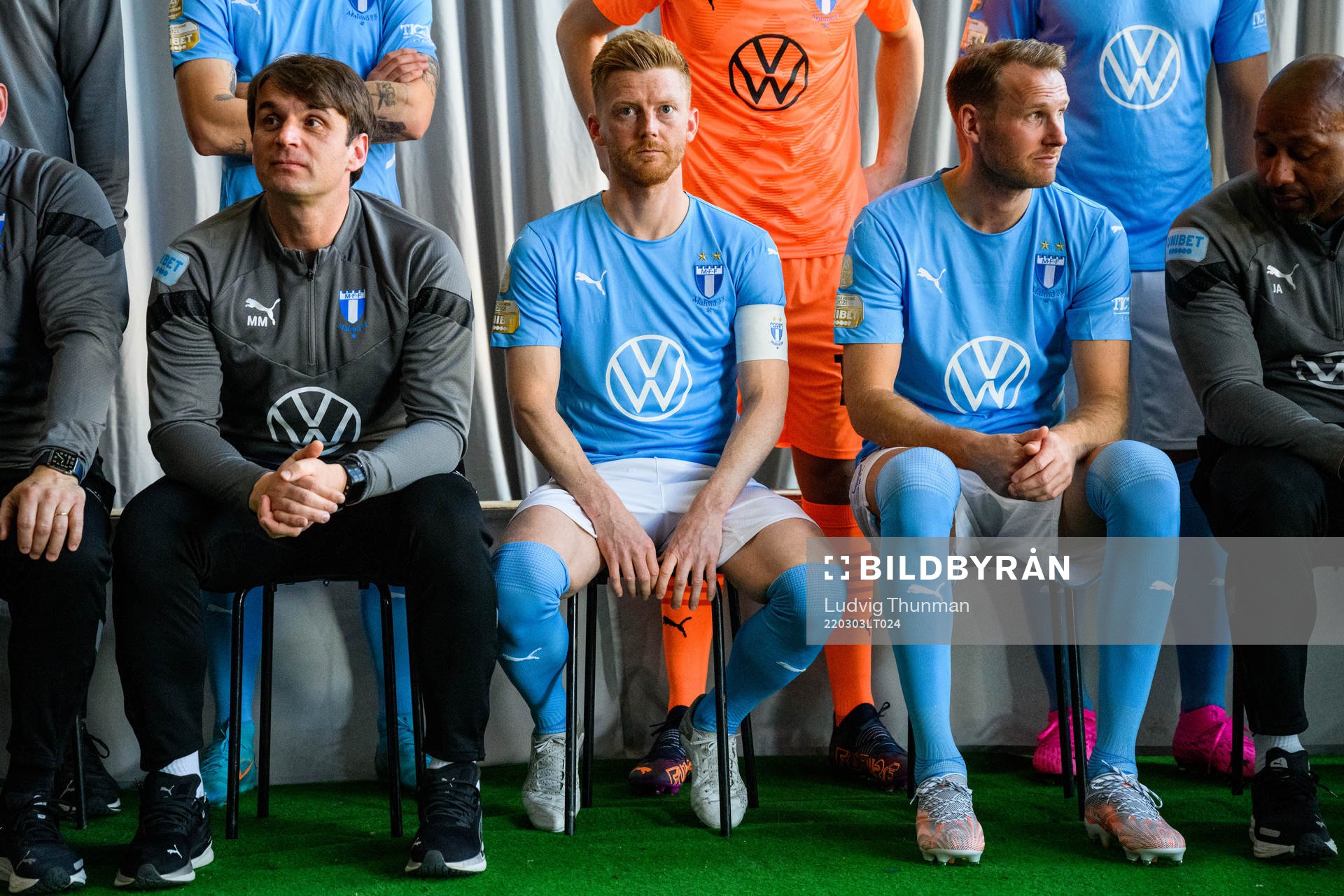 Tränare Milos Milojevic, Anders Christiansen och Ola