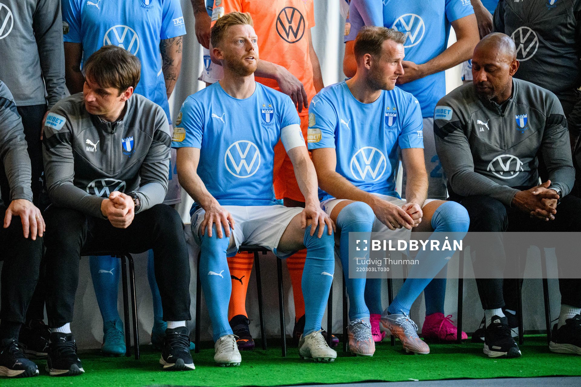 Tränare Milos Milojevic, Anders Christiansen, Ola Toivonen