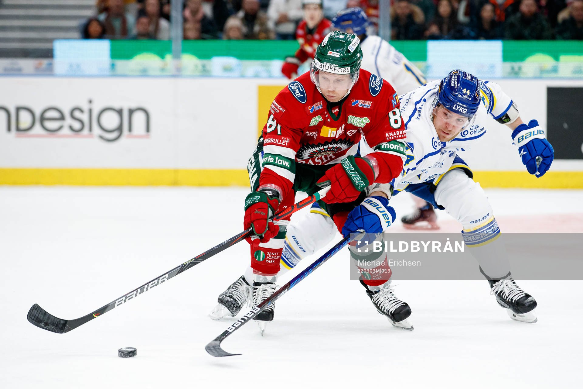 Frölundas Ryan Lasch och Leksands Carter Ashton