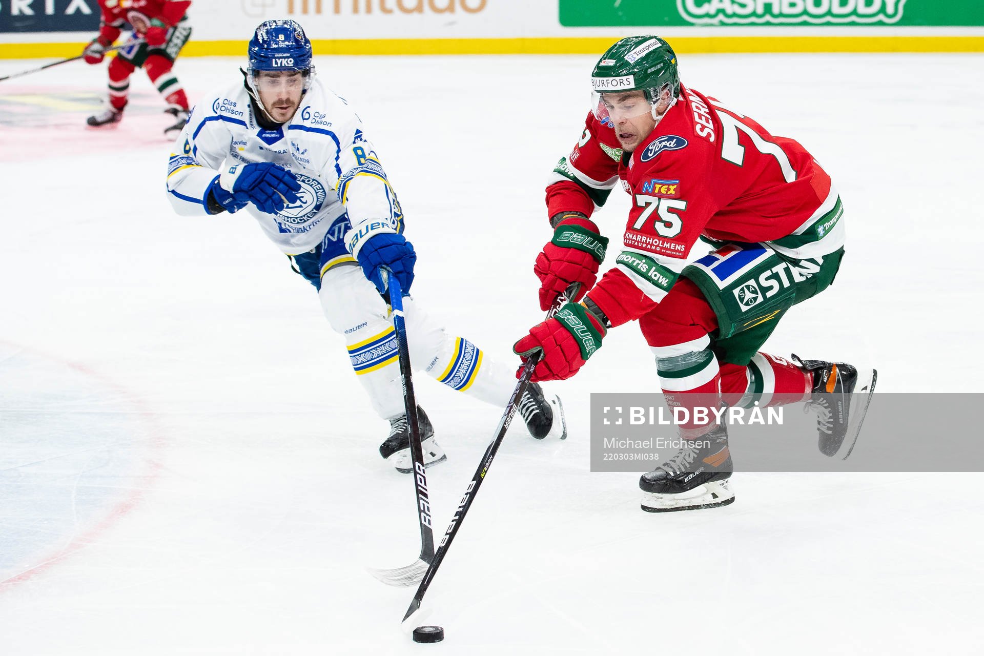Leksands Matt Caito och Frölundas Radan Lenc