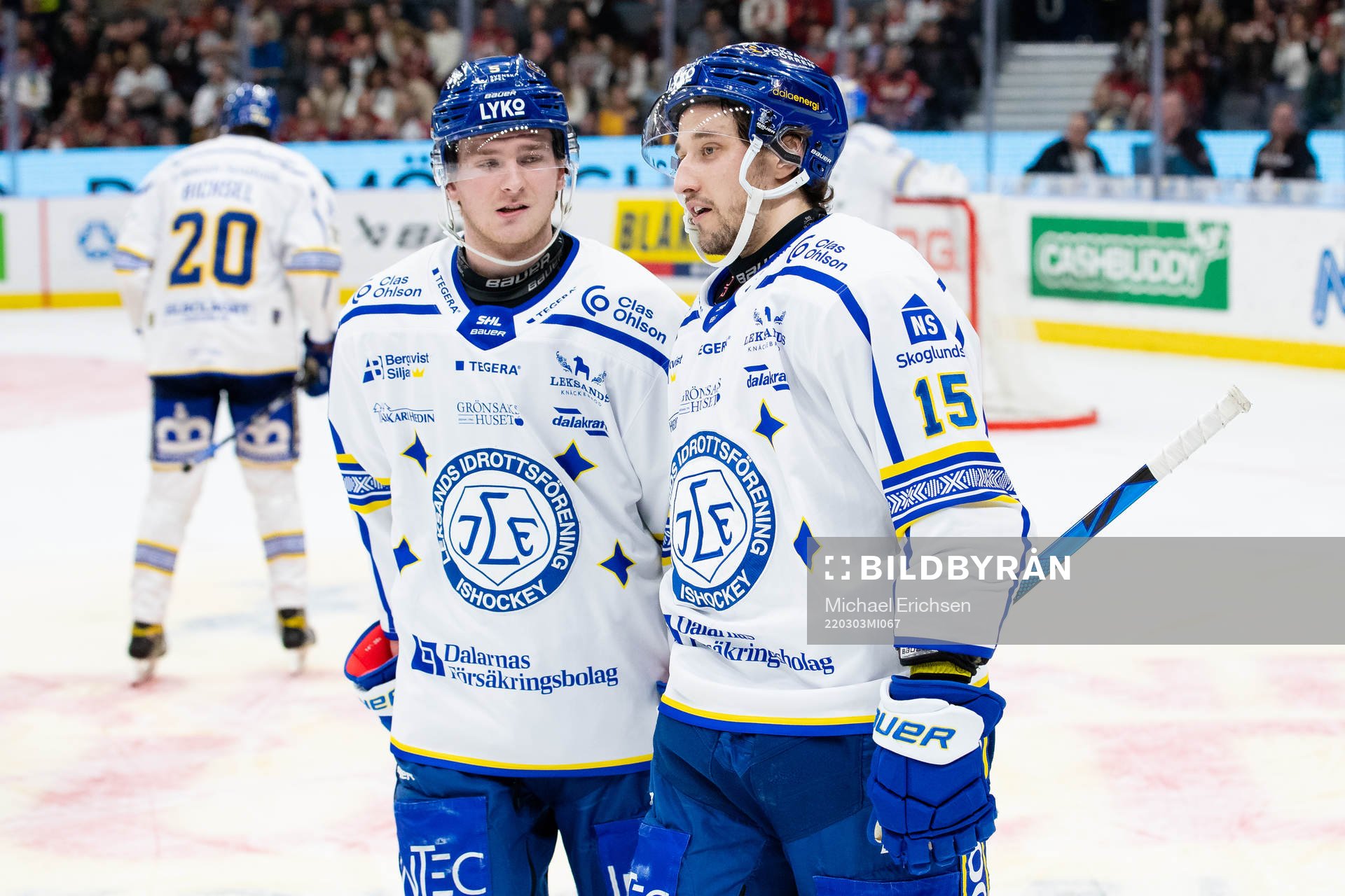 Leksands Calle Själin och Max Veronneau