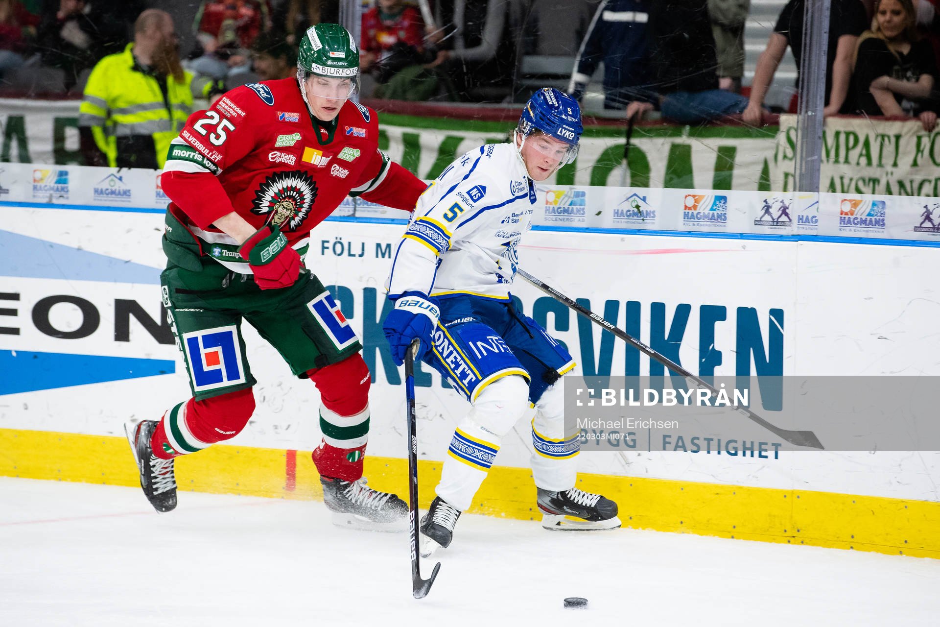 Frölundas Elmer Söderblom och Leksands Calle Själin