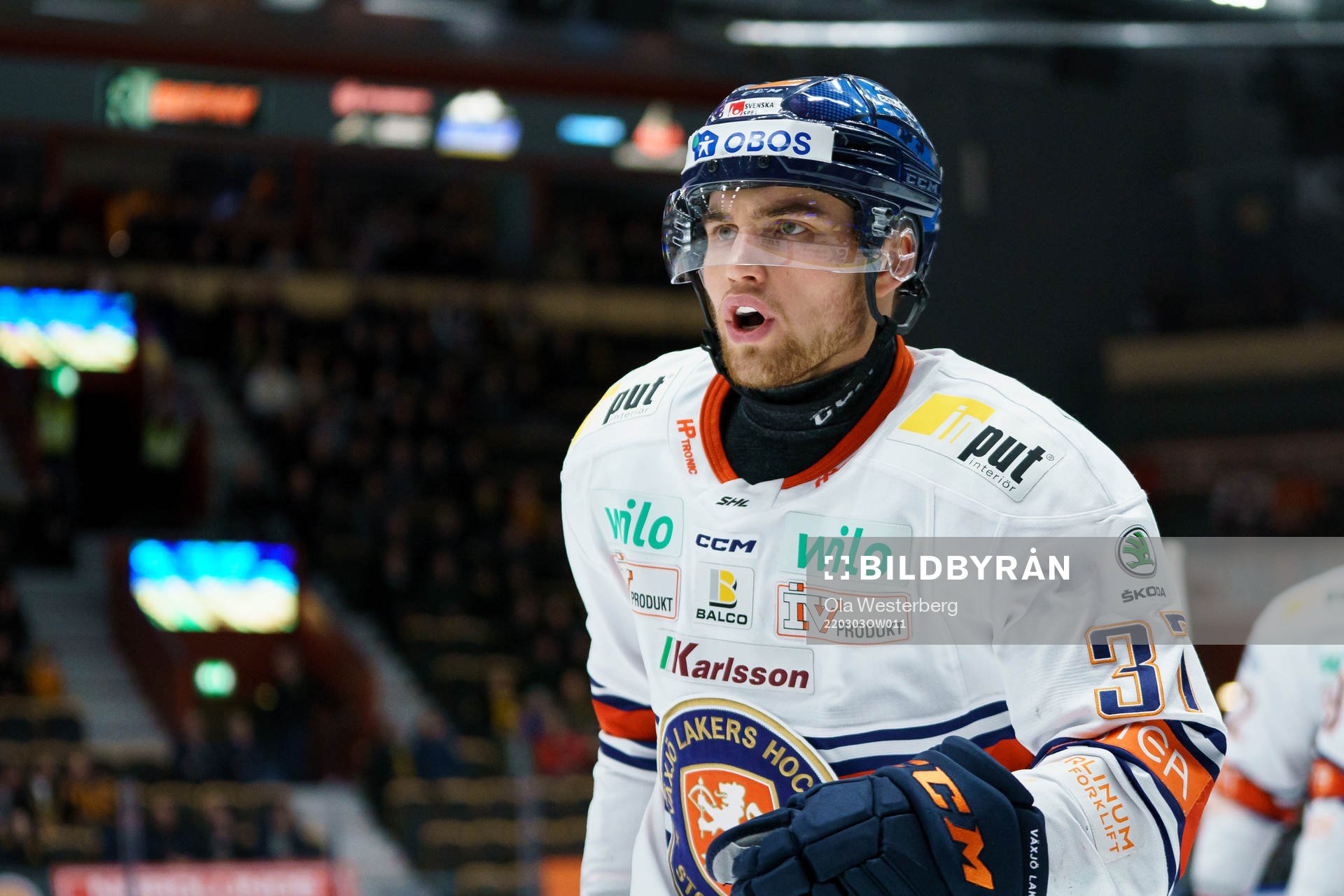 Växjös Glenn Gustafsson jublar