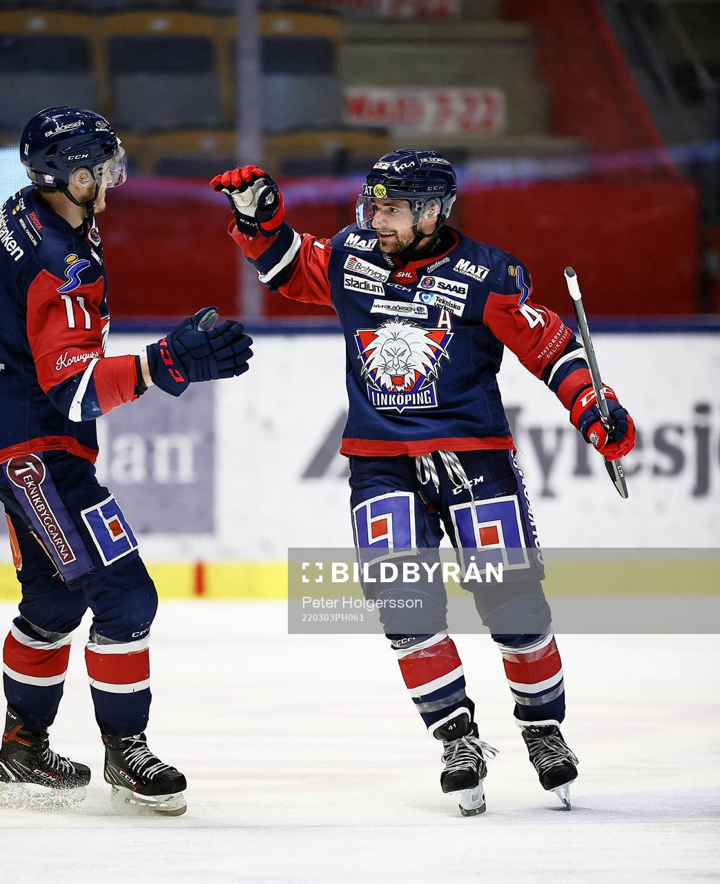 Linköpings Broc Little jublar med Henrik Törnqvist