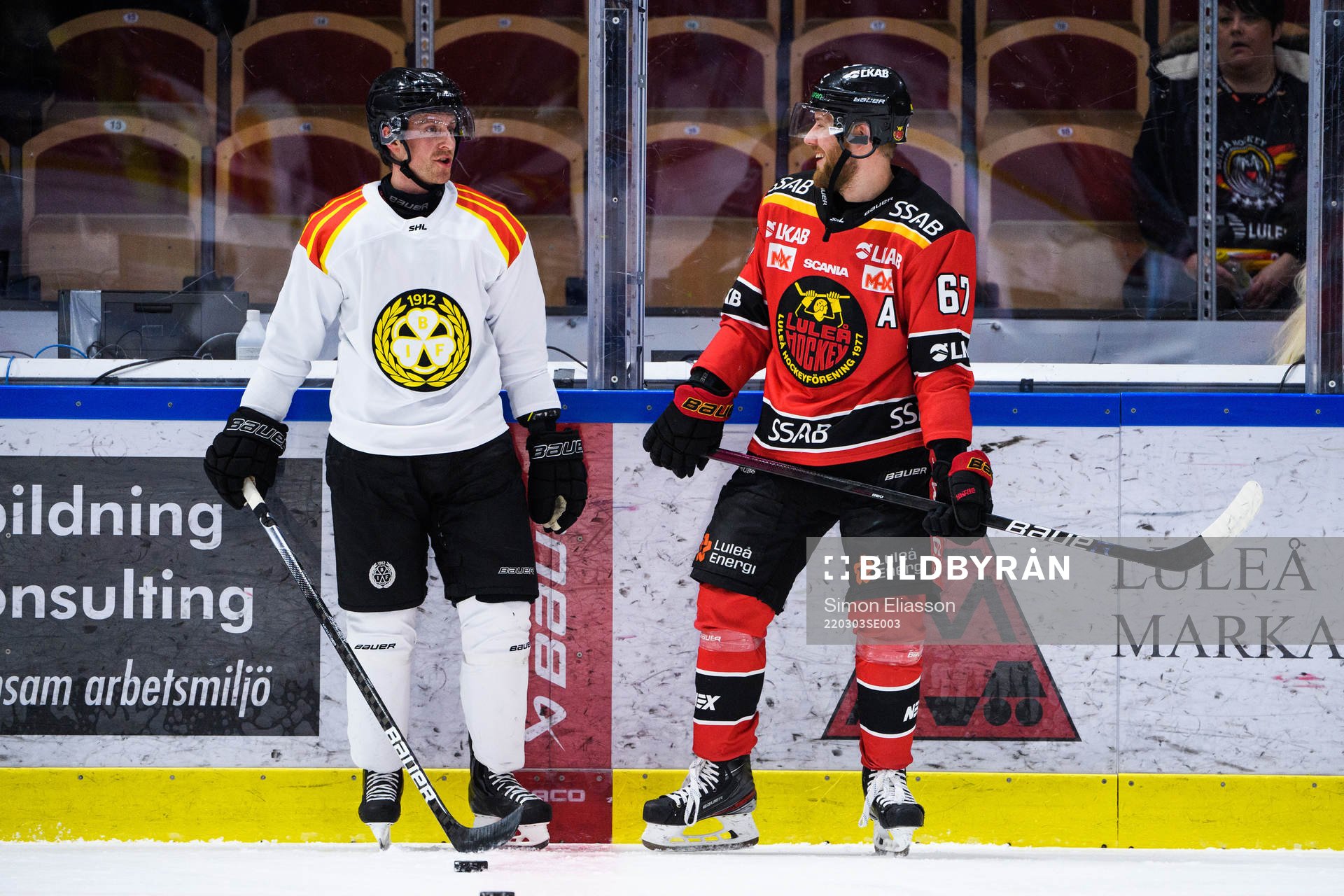 Brynäs Chay Genoway och Luleås Linus Omark