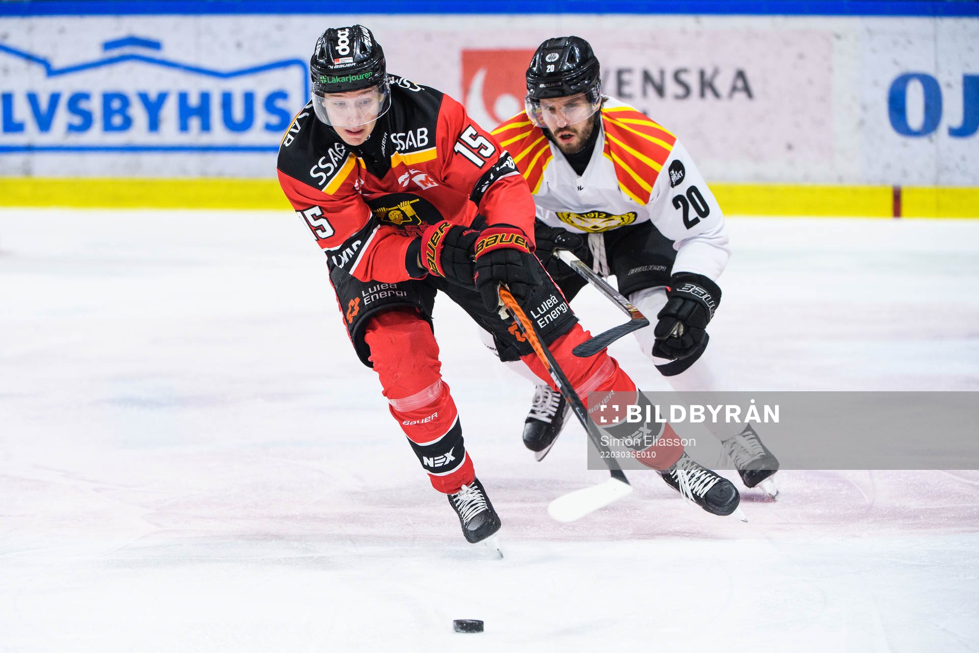 Luleås Carl Mattsson och Brynäs Oula Palve