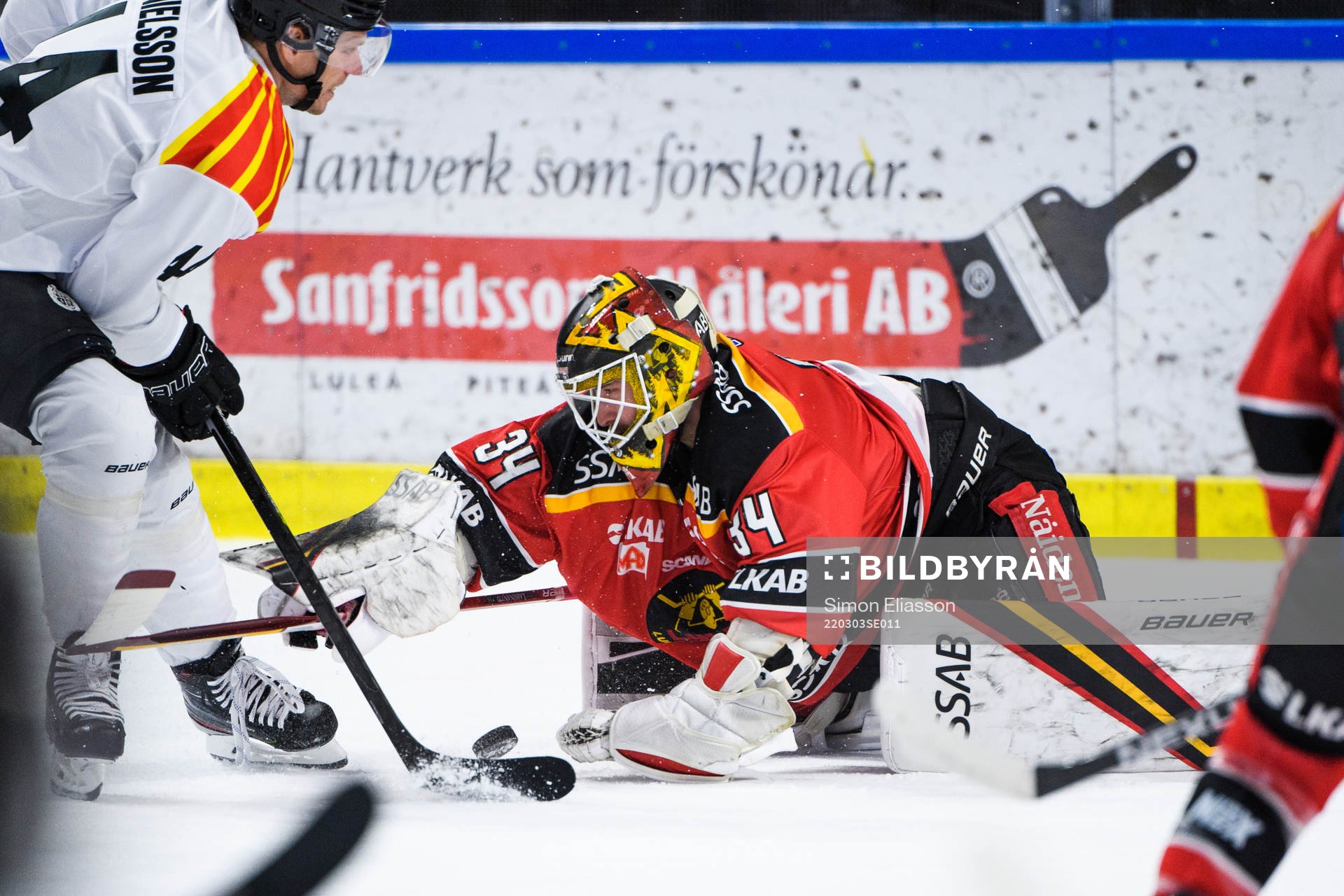 Luleås målvakt Joel Lassinantti