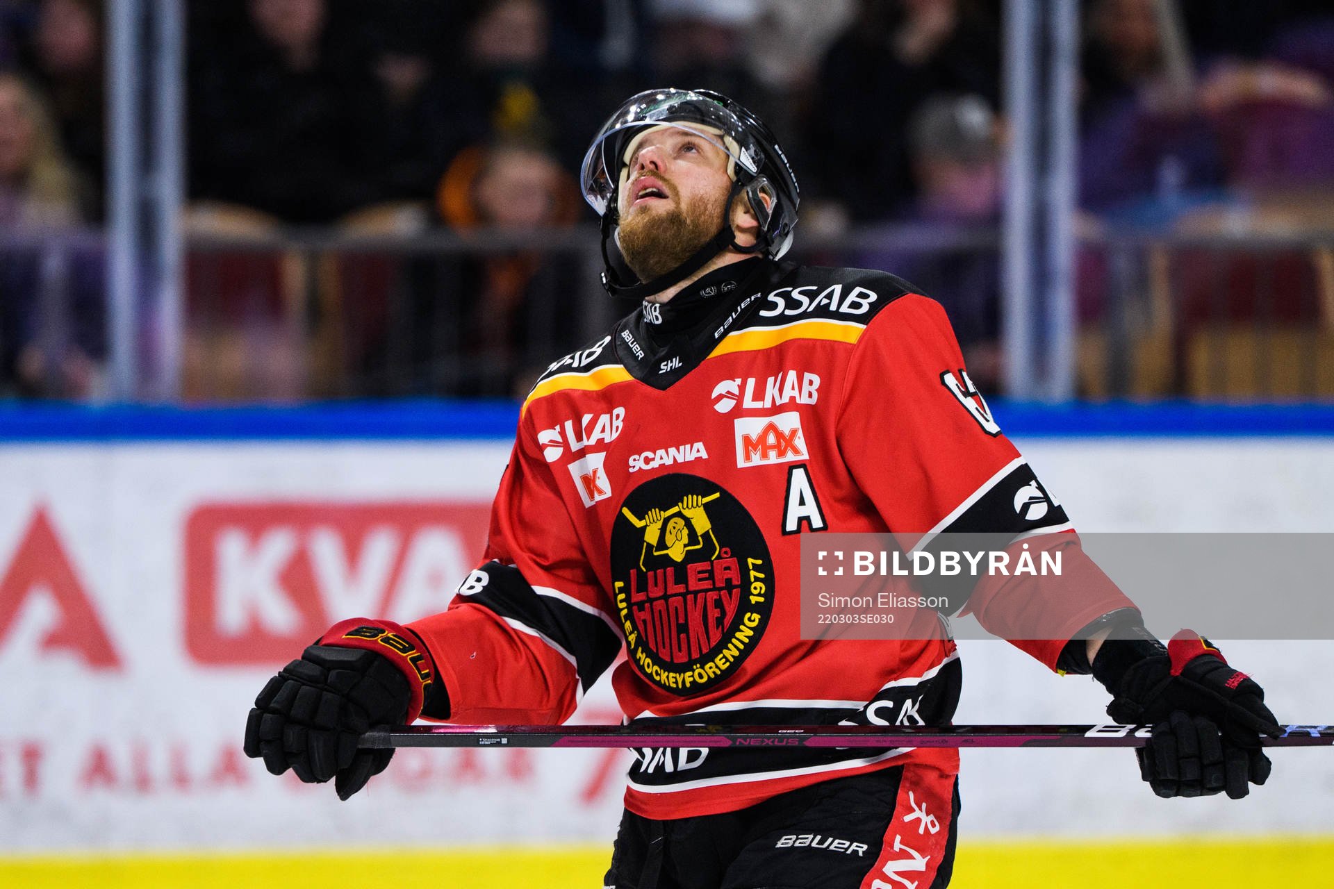 Luleås Linus Omark deppar