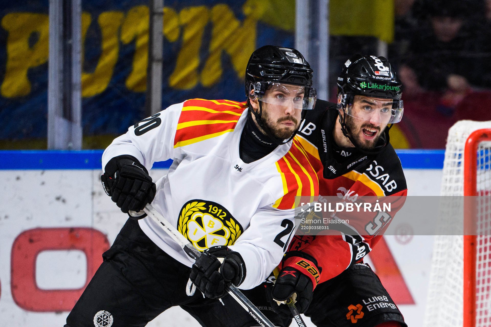 Brynäs Oula Palve och Luleås Filip Pyrochta