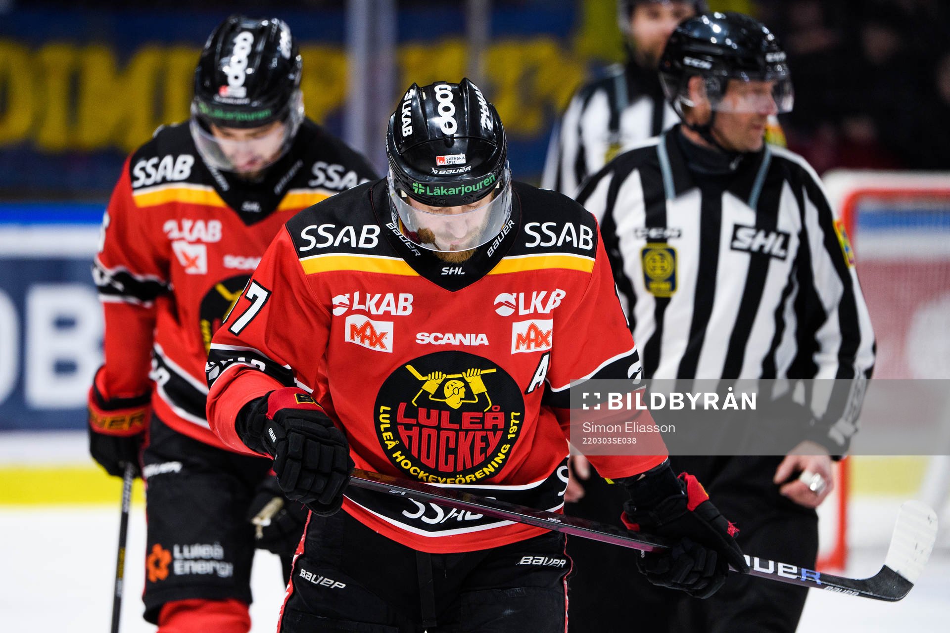 Luleås Linus Omark deppar