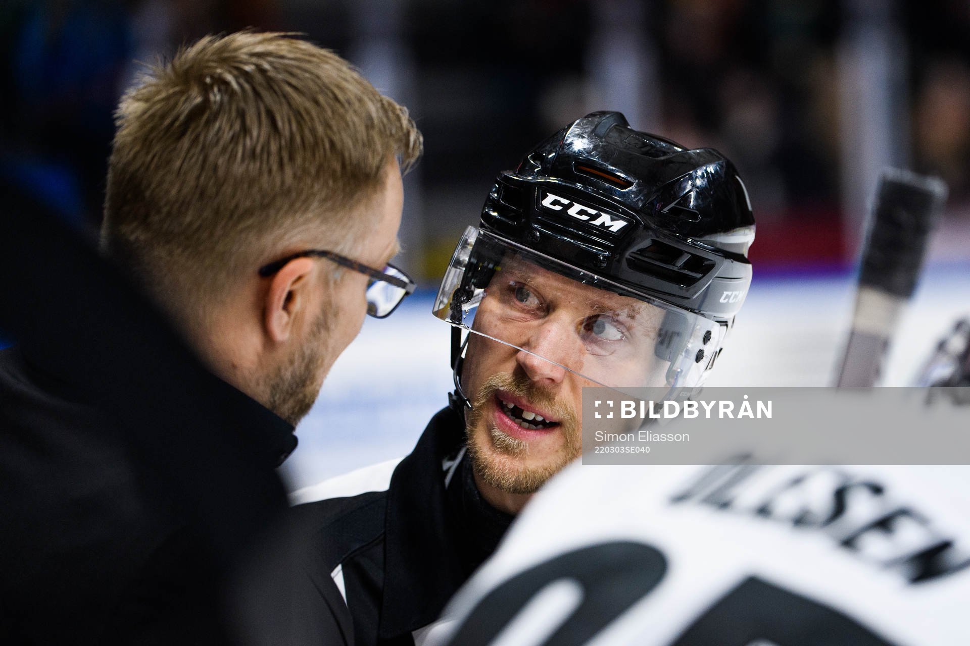 Domare Domare Andreas Harnebring samtalar med Brynäs