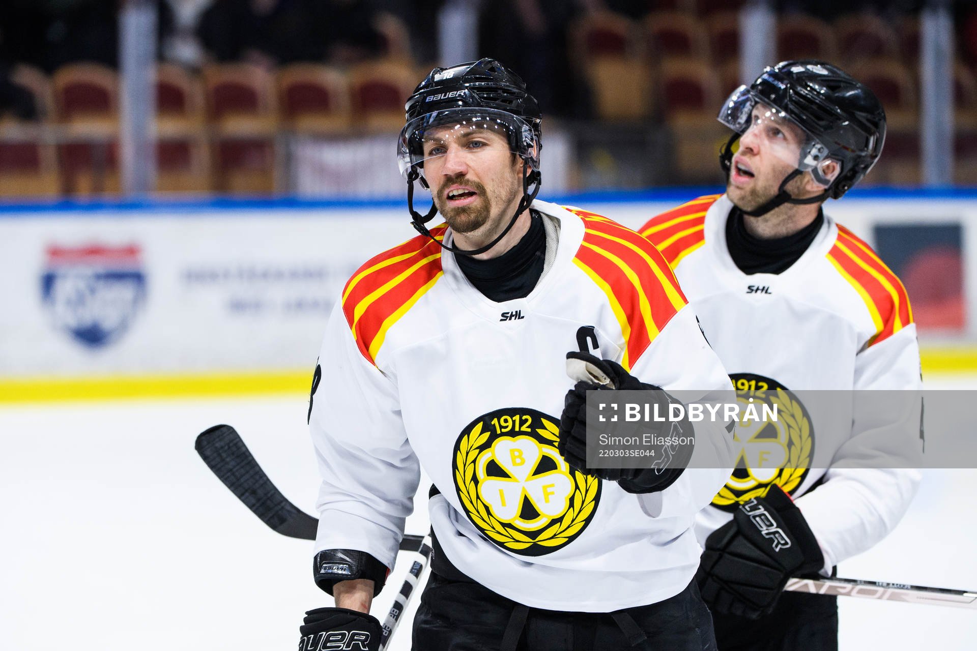 Brynäs Anton Rödin jublar