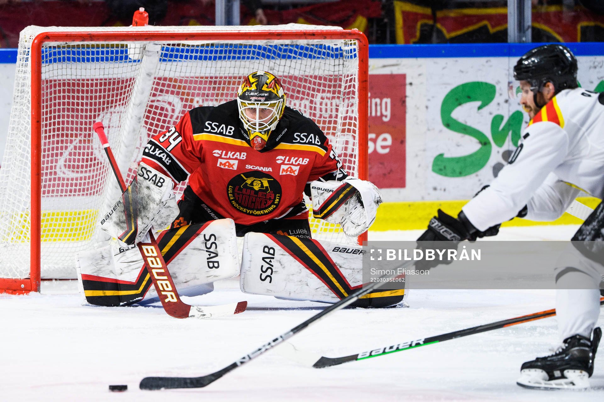 Luleås målvakt Joel Lassinantti