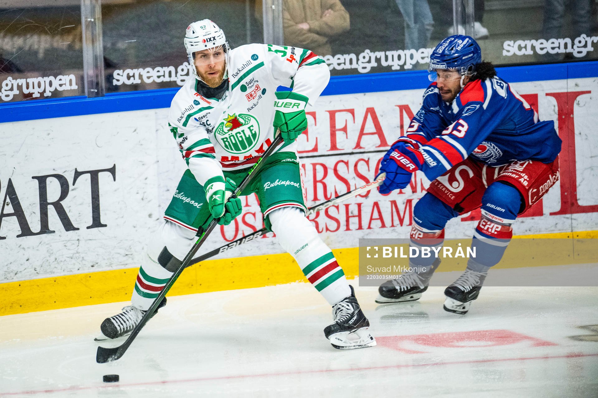 Rögles Vojtech Mozik och Oskarshamns Cameron Brace