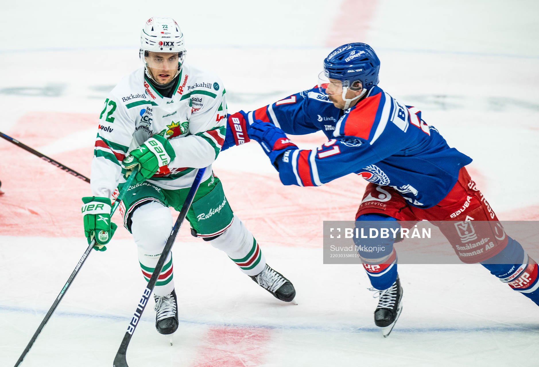 Rögles Daniel Zaar och Oskarshamns Brian Cooper