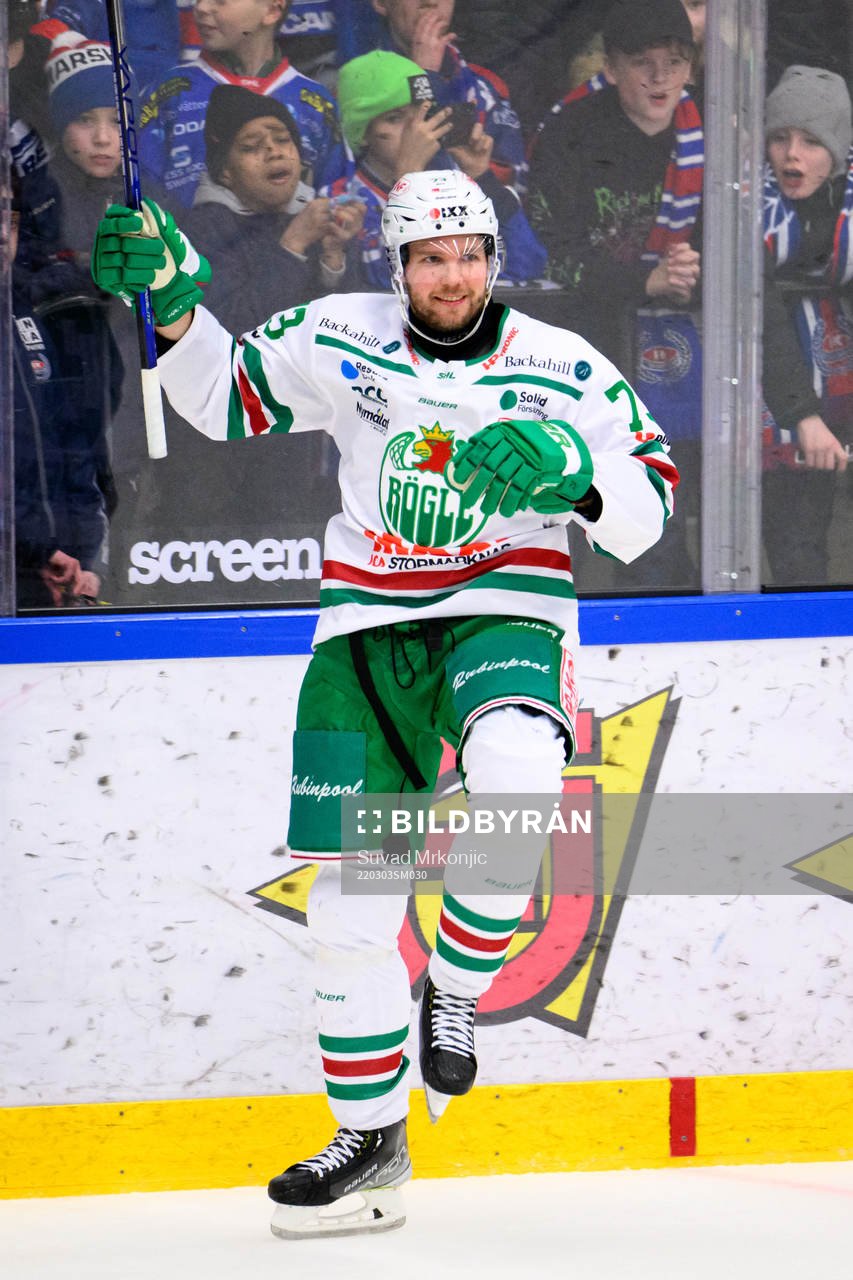 Rögles Valtteri Kemiläinen jublar