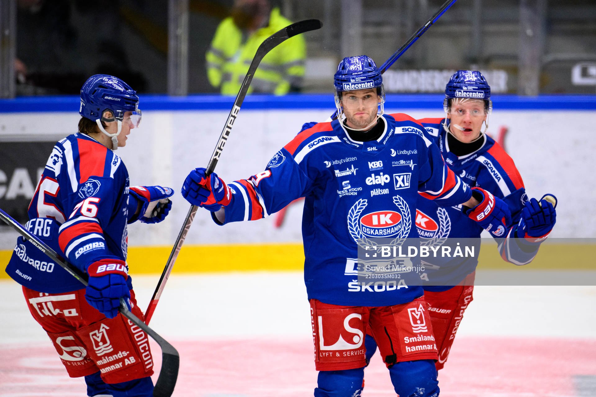 Oskarshamns Kim Rosdahl jublar